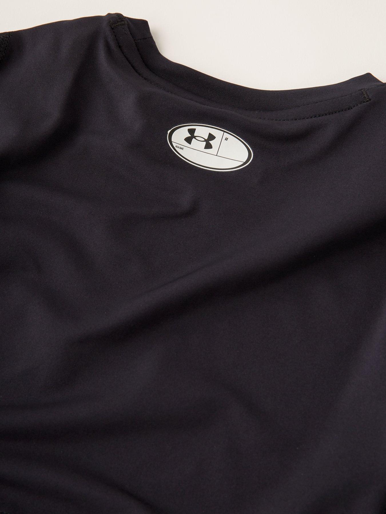 Image 4 of 4 of UNDER ARMOUR Junior Boys Training Heatgear Long Sleeve Top - Black