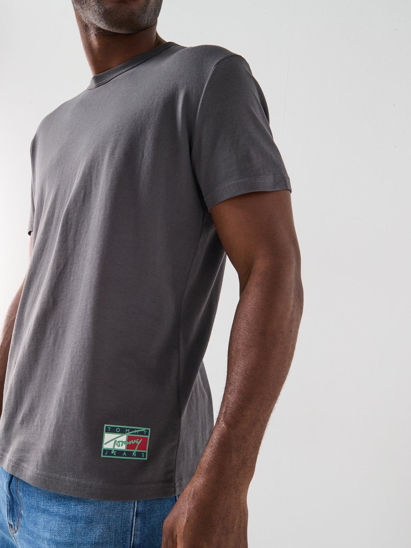 Image 5 of 5 of Tommy Jeans Back Print T-shirt - Dark Grey