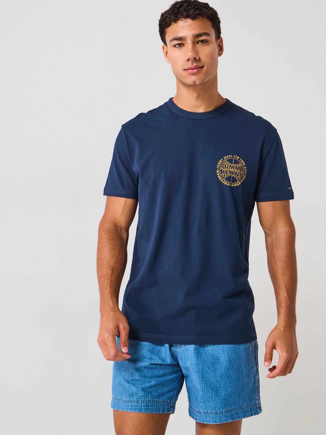 Tommy Jeans Regular Basketball T-Shirt - Navy
