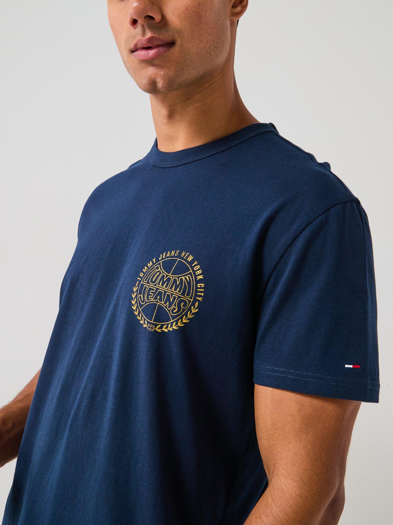  image of tommy-jeans-regular-basketball-t-shirt-navy