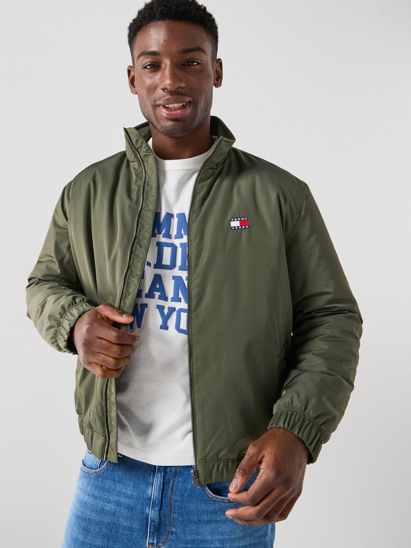 Image 1 of 5 of Tommy Jeans Essential Padded Harrington Jacket - Green