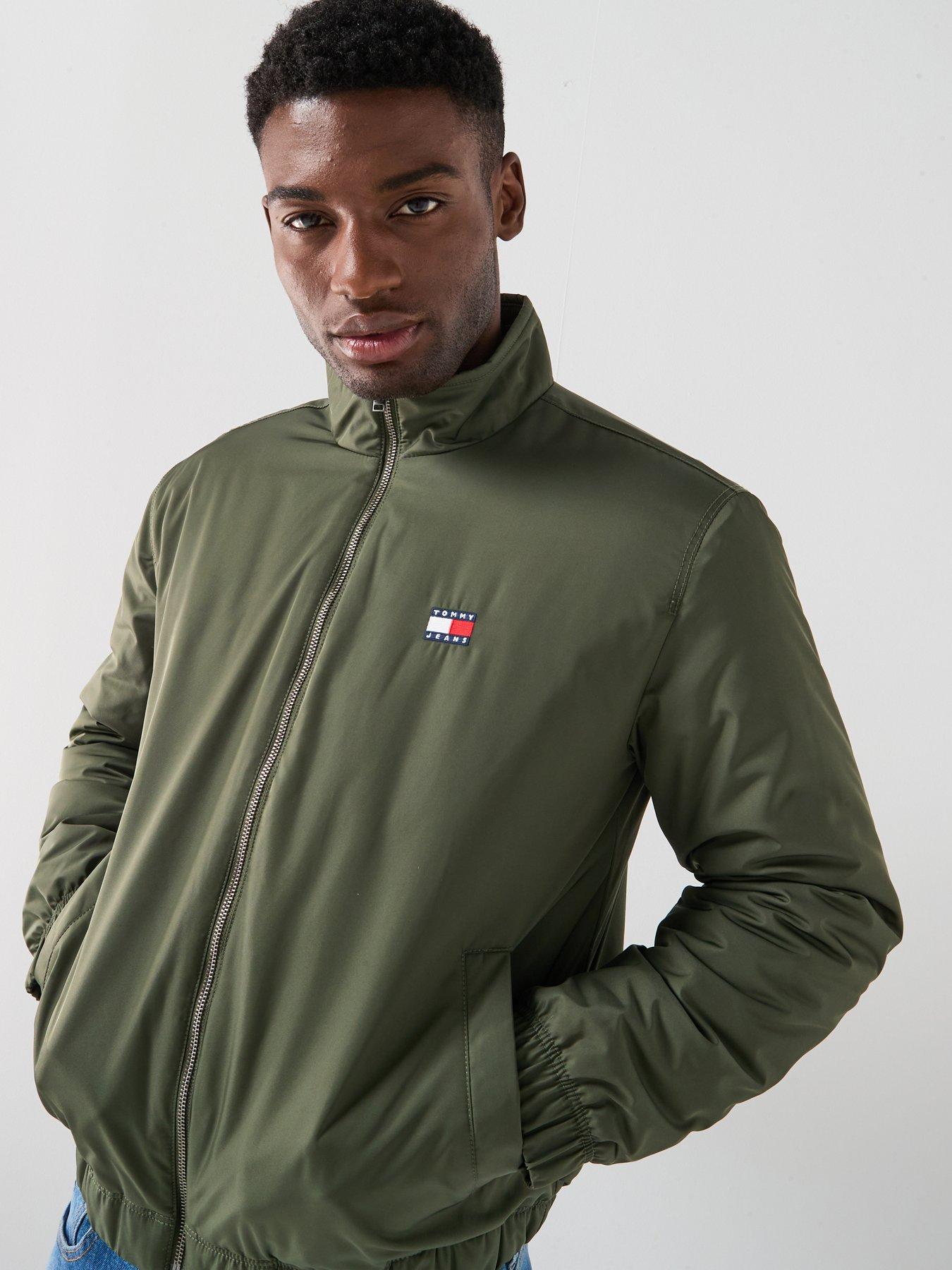 Image 4 of 5 of Tommy Jeans Essential Padded Harrington Jacket - Green