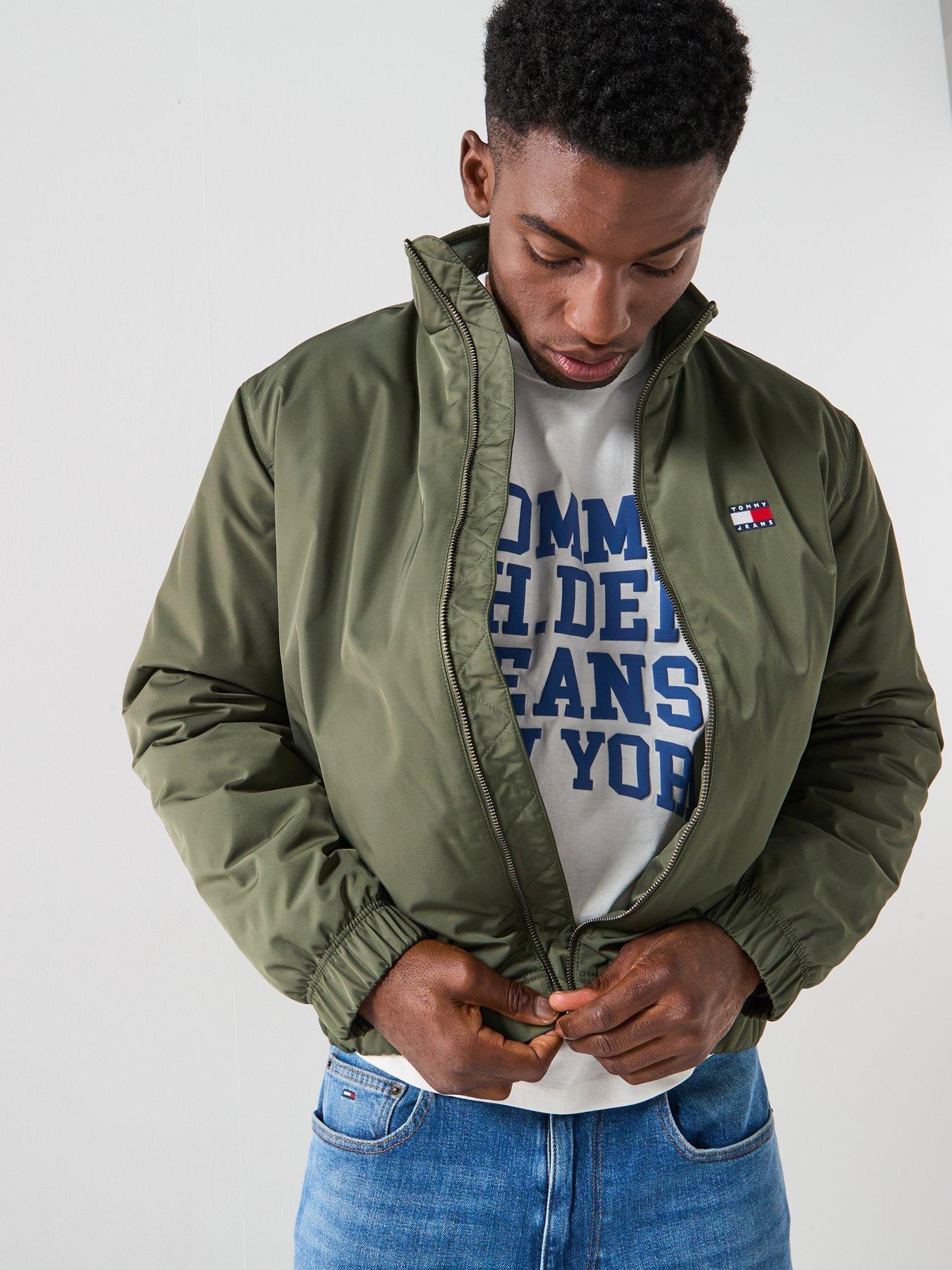 Image 5 of 5 of Tommy Jeans Essential Padded Harrington Jacket - Green