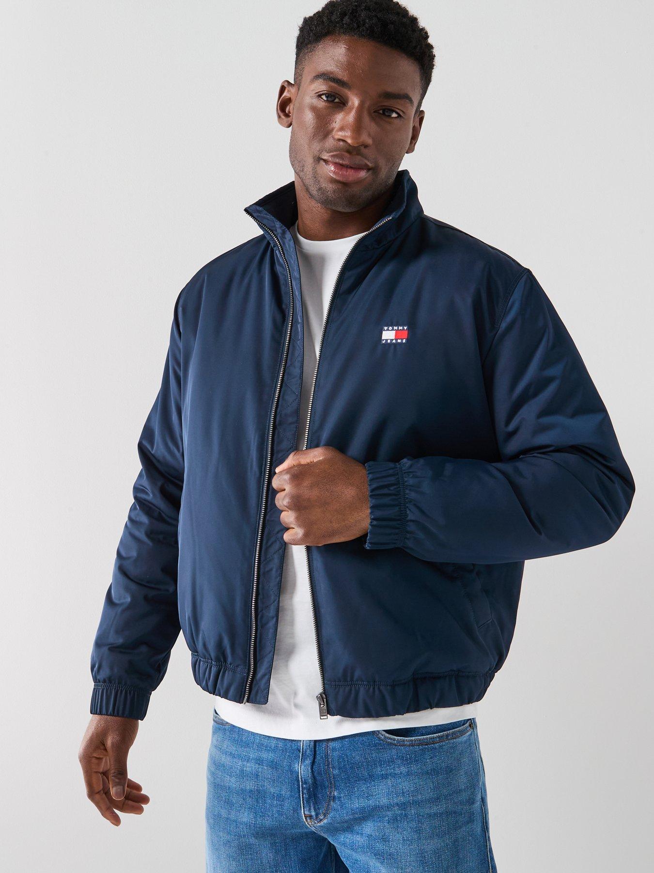 undefined Essential Padded Harrington Jacket - Navy
