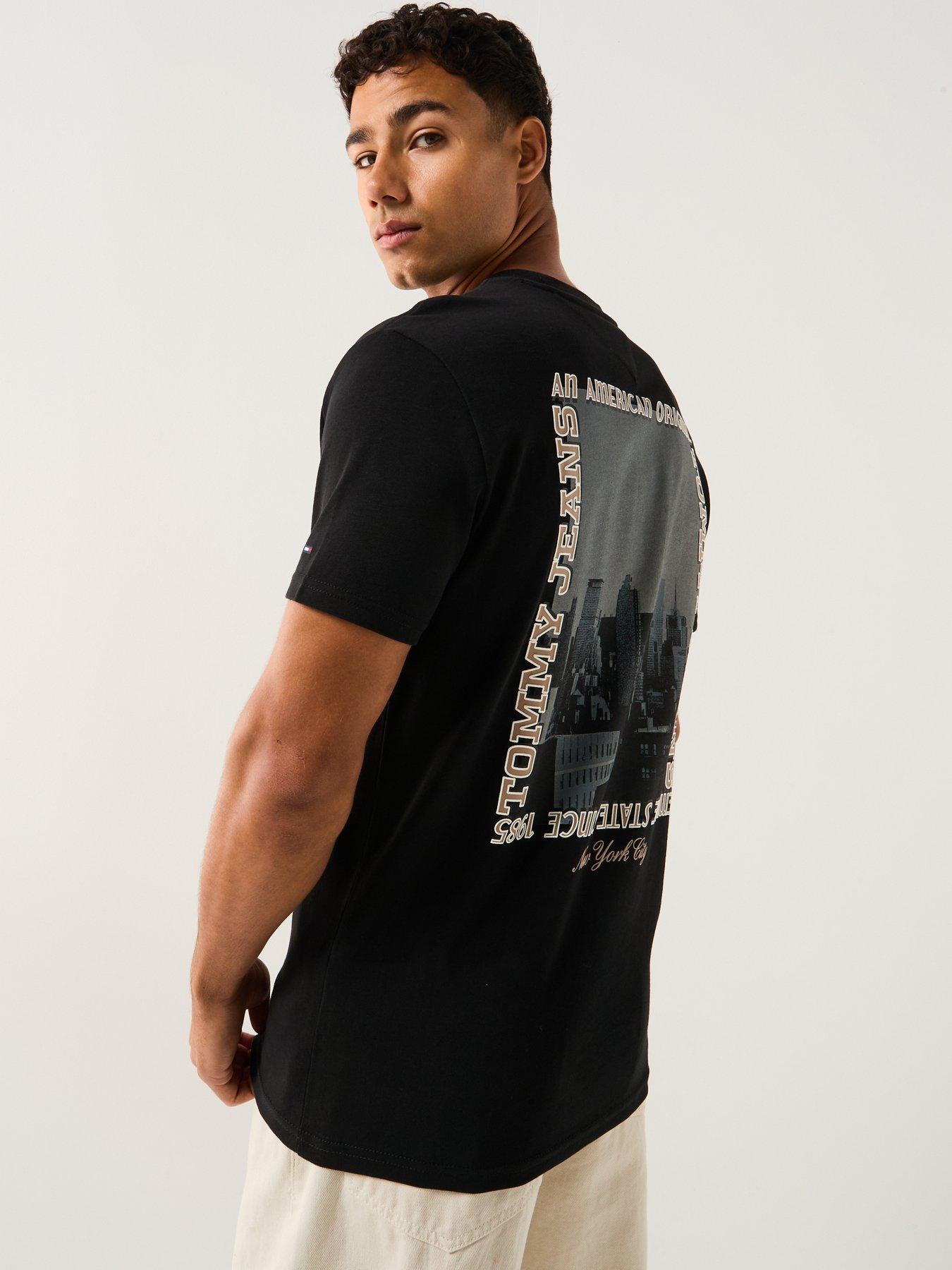  image of tommy-jeans-photo-back-print-t-shirt-black