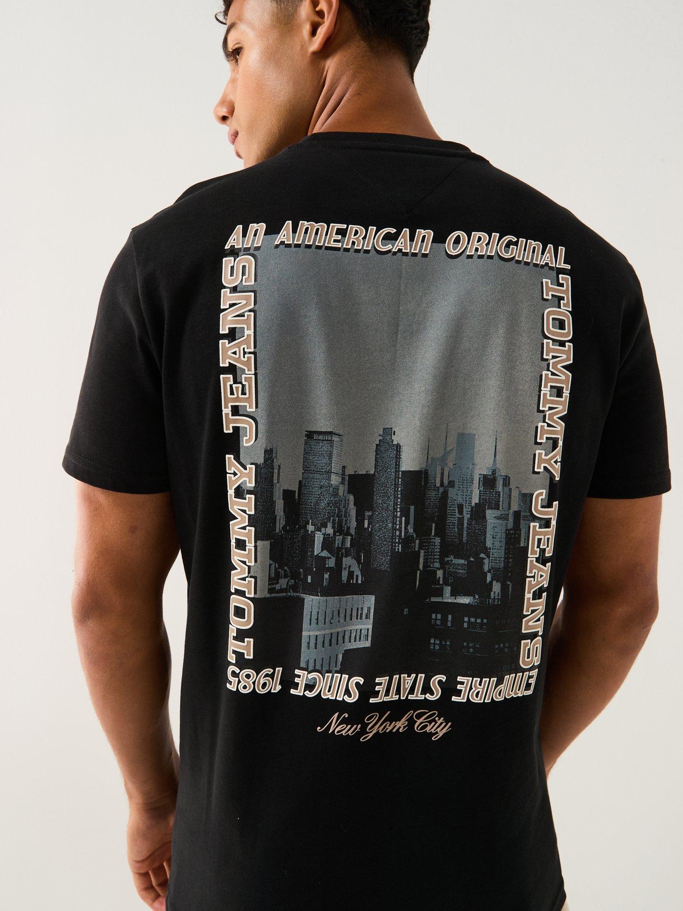  image of tommy-jeans-photo-back-print-t-shirt-black