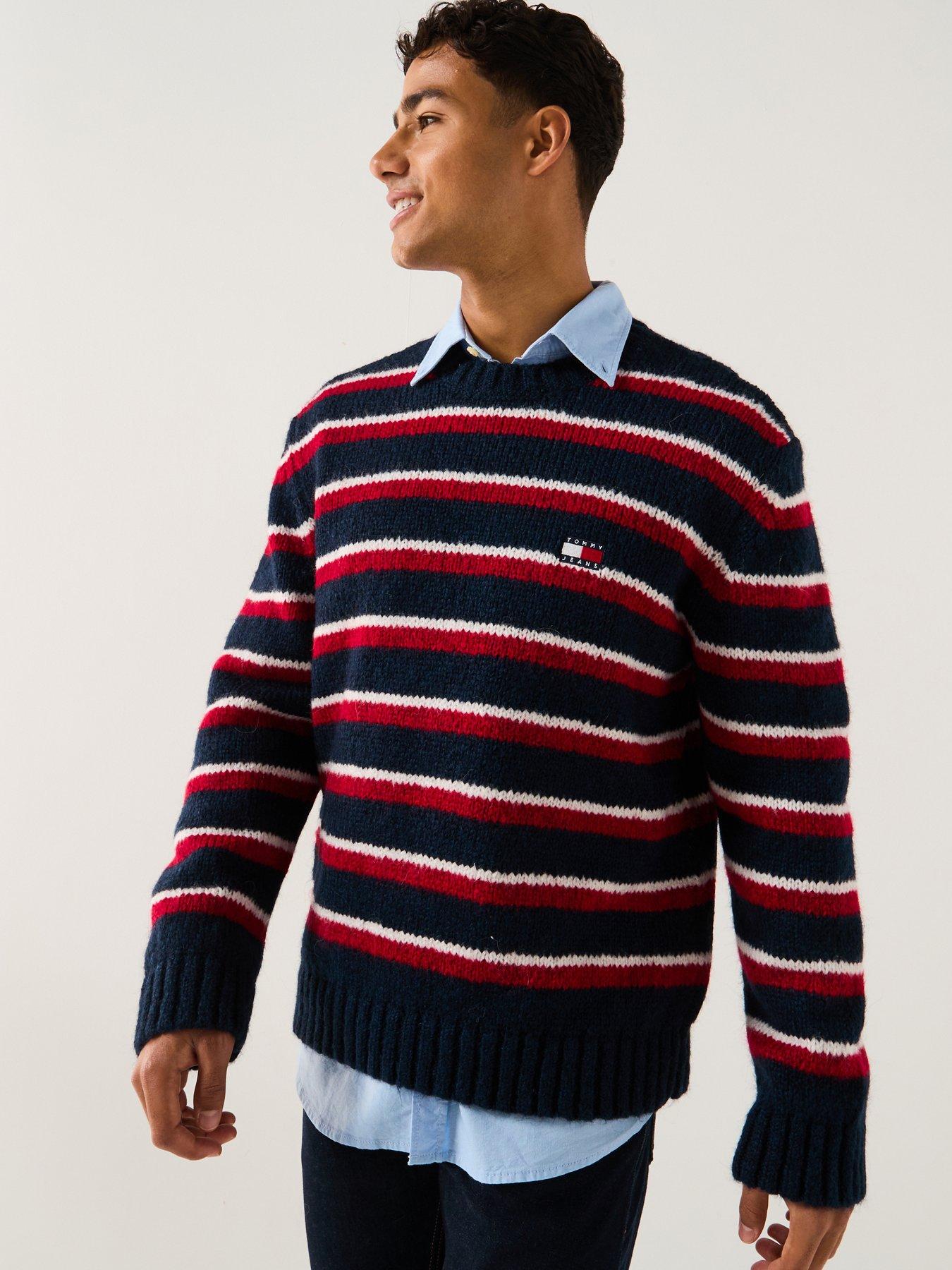 tommy-jeans-regular-stripe-badge-knitted-jumper-red