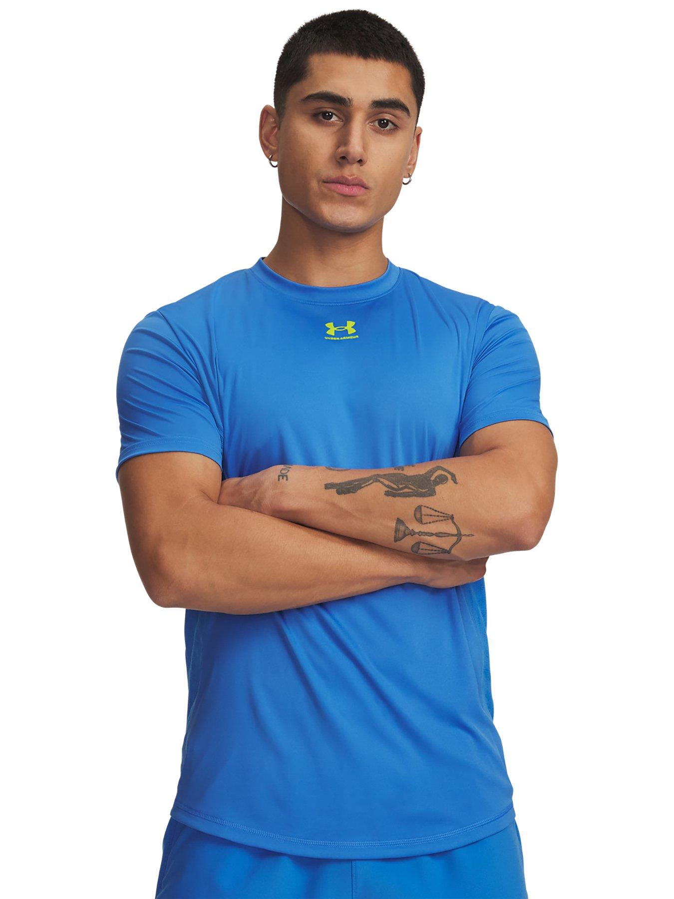 UNDER ARMOUR Mens Challenger Pro T-shirt - Blue