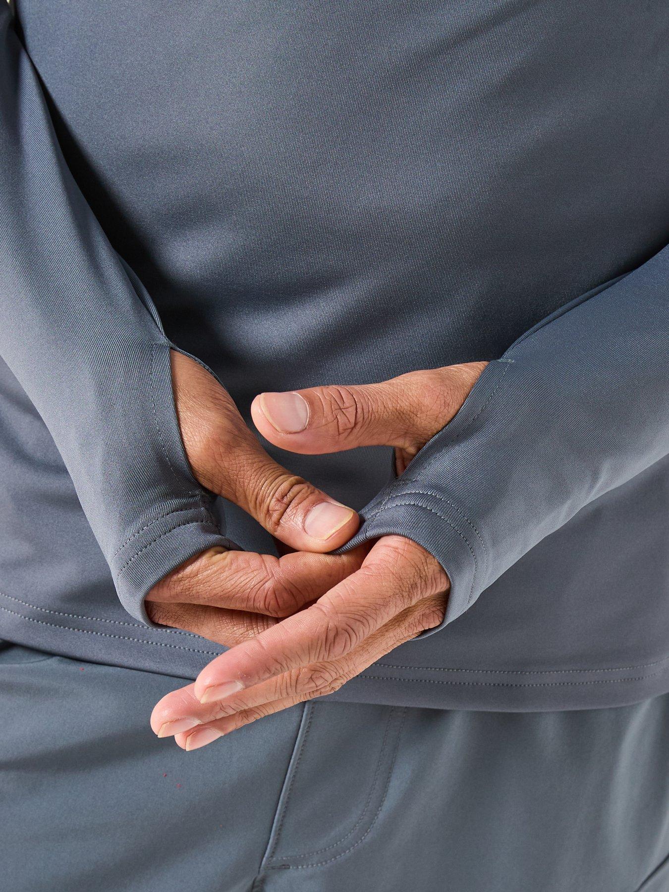  image of under-armour-mens-challenger-training-14-zip-top-grey