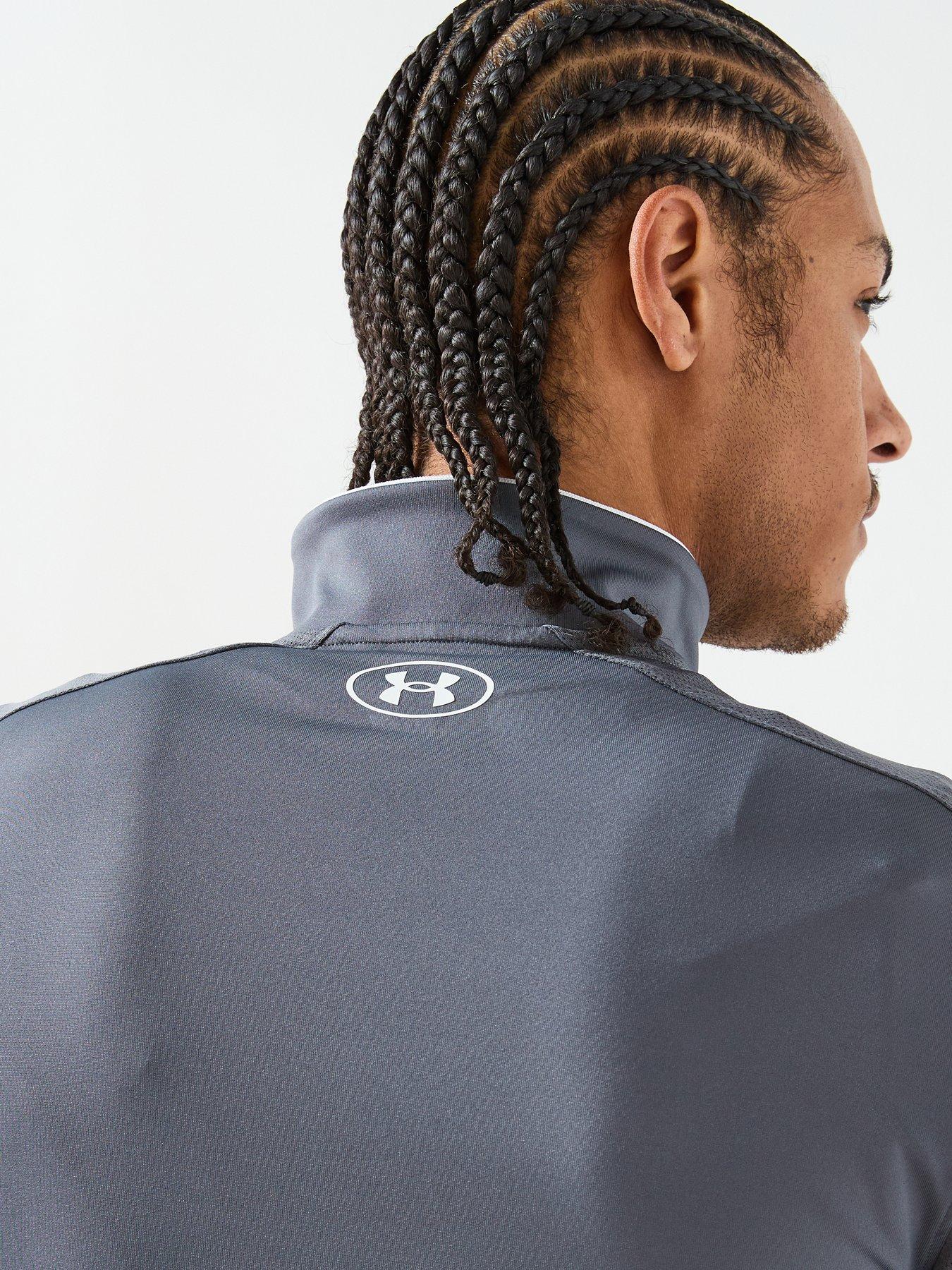  image of under-armour-mens-challenger-training-14-zip-top-grey