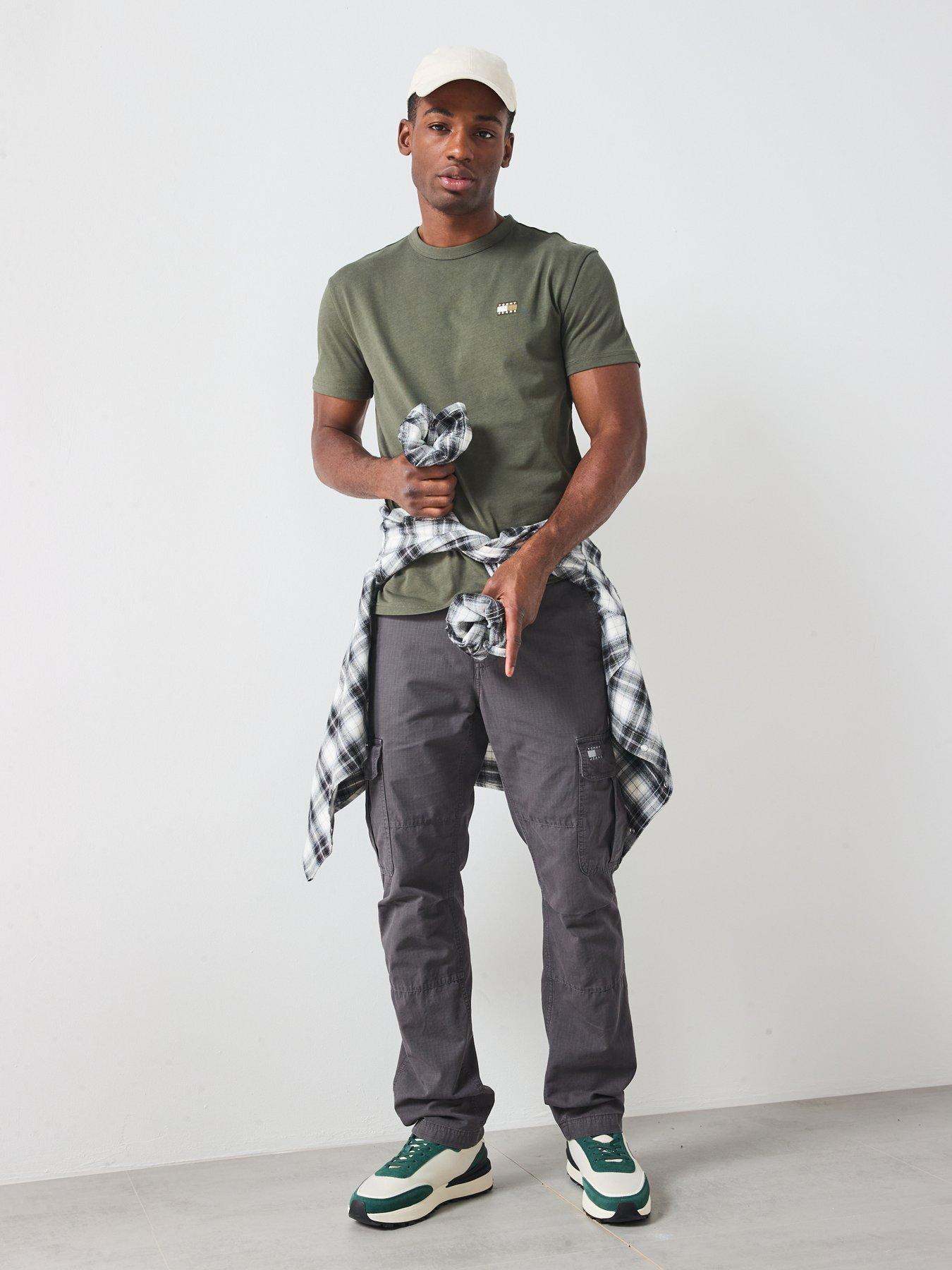 Image 3 of 4 of Tommy Jeans Badge T-Shirt - Green
