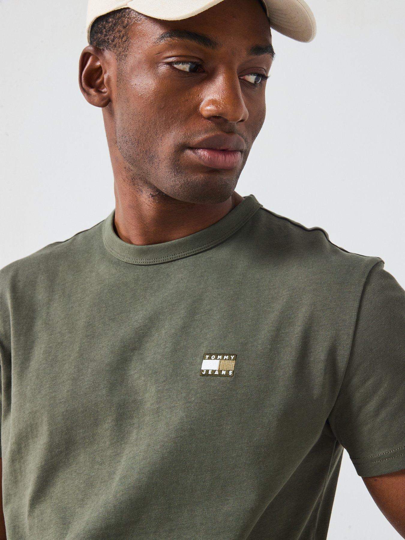 Image 4 of 4 of Tommy Jeans Badge T-Shirt - Green
