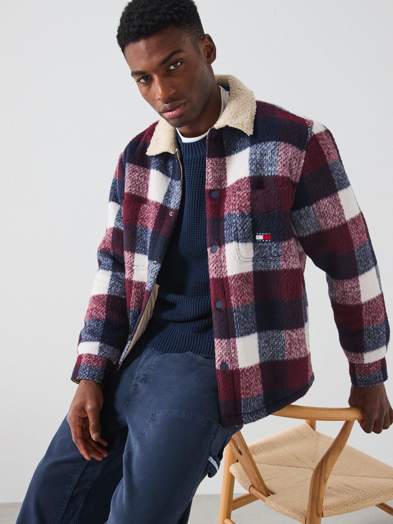 tommy-jeans-check-overshirt-blue