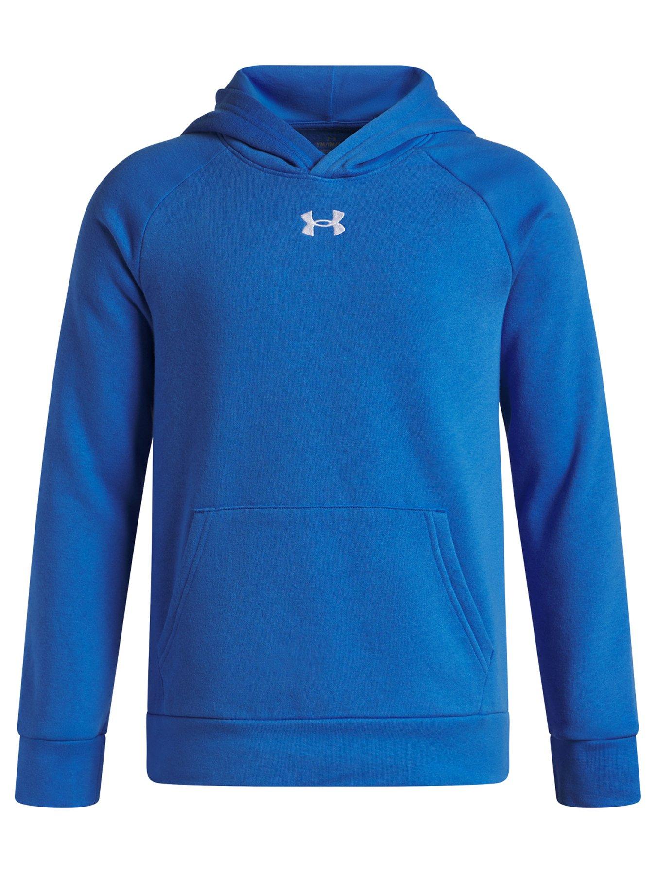 undefined Junior Boys Training Rival Fleece Hoodie - Blue