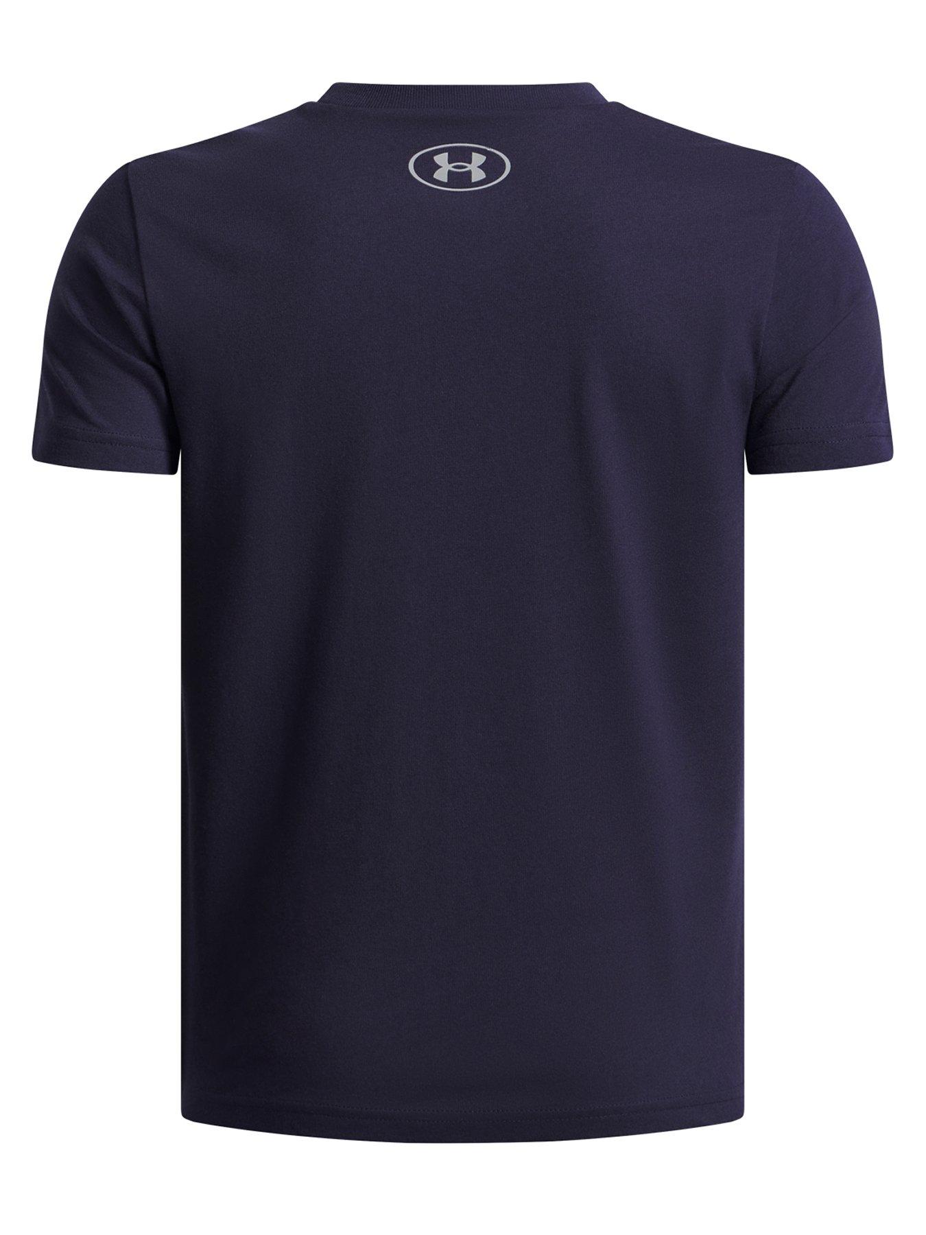 Image 2 of 2 of UNDER ARMOUR Junior Boys Training Gl Foundation T-Shirt - Navy