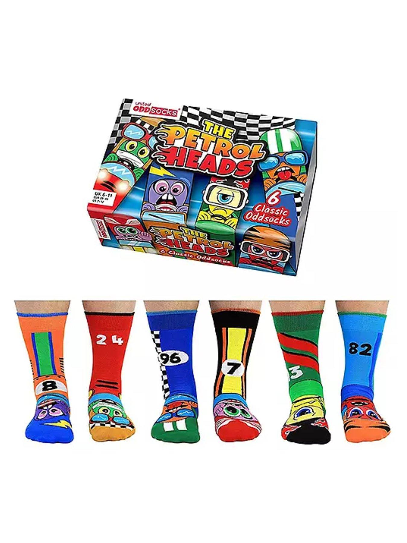 undefined Petrol Heads Novelty Crew Sock Giftbox