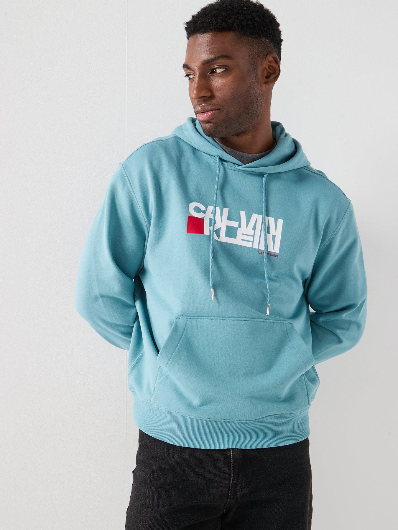 undefined Box Graphic Hoodie - Blue