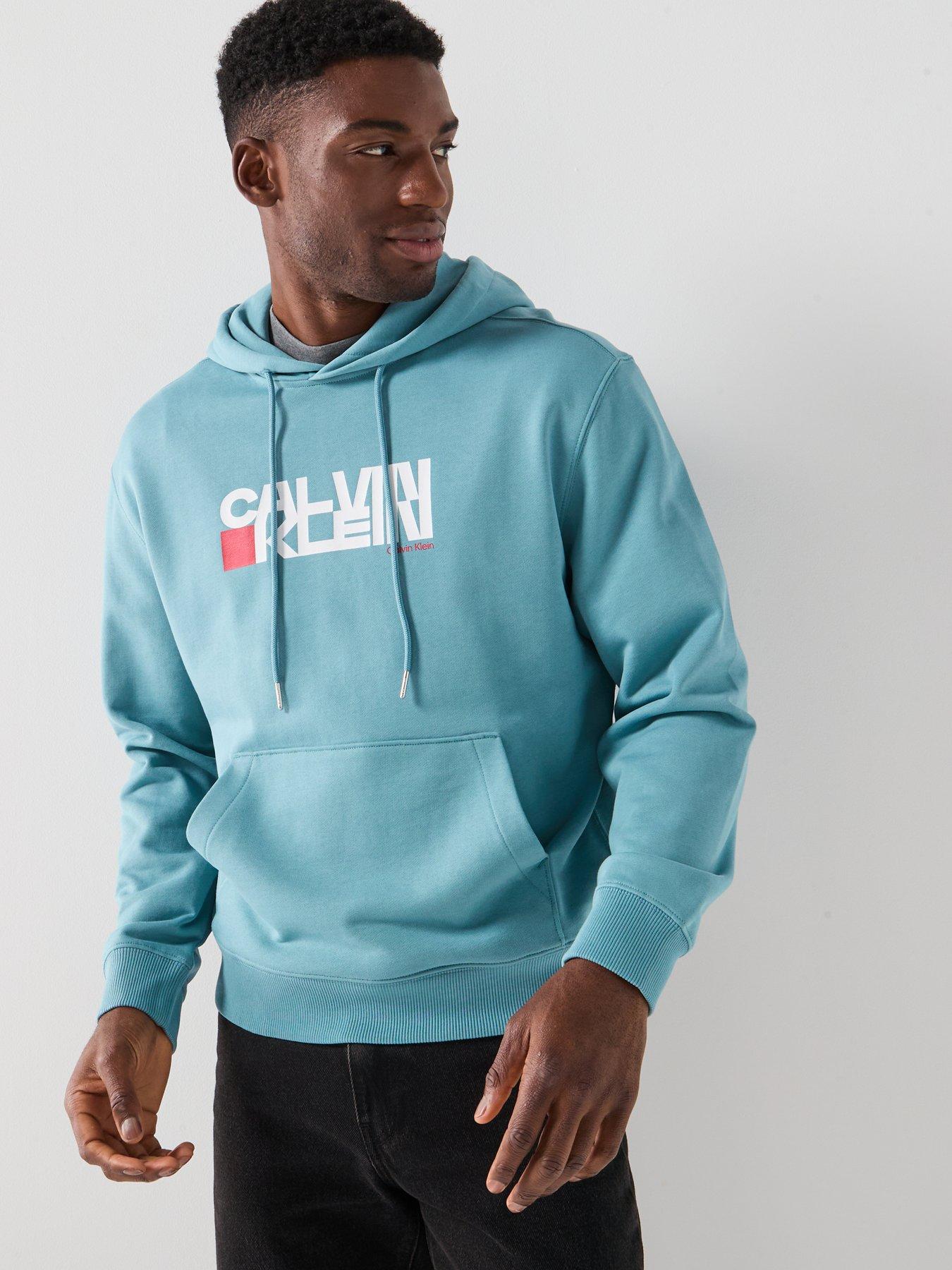 Image 6 of 6 of Calvin Klein Jeans Box Graphic Hoodie - Blue