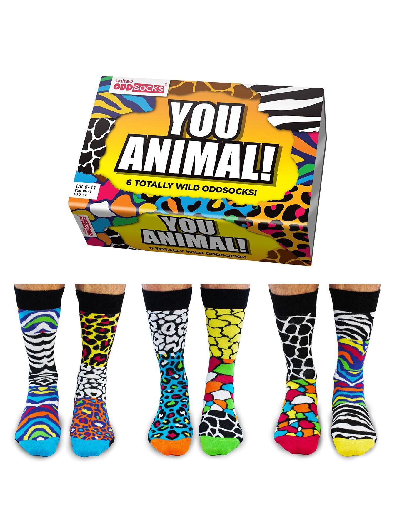 undefined You Animal! Novelty Crew Sock Giftbox