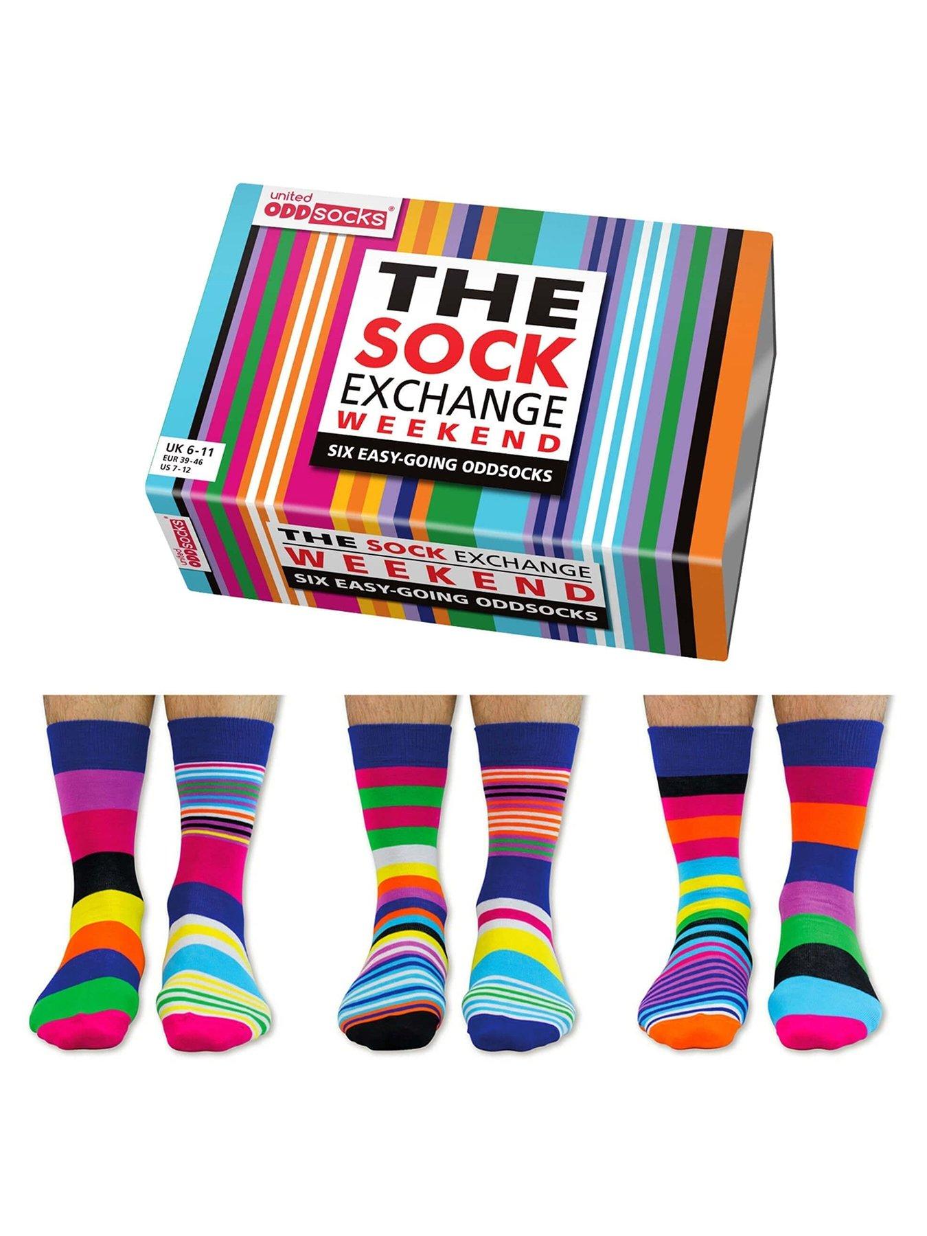 undefined The Sock Exchange Weekend Novelty Crew Sock Giftbox