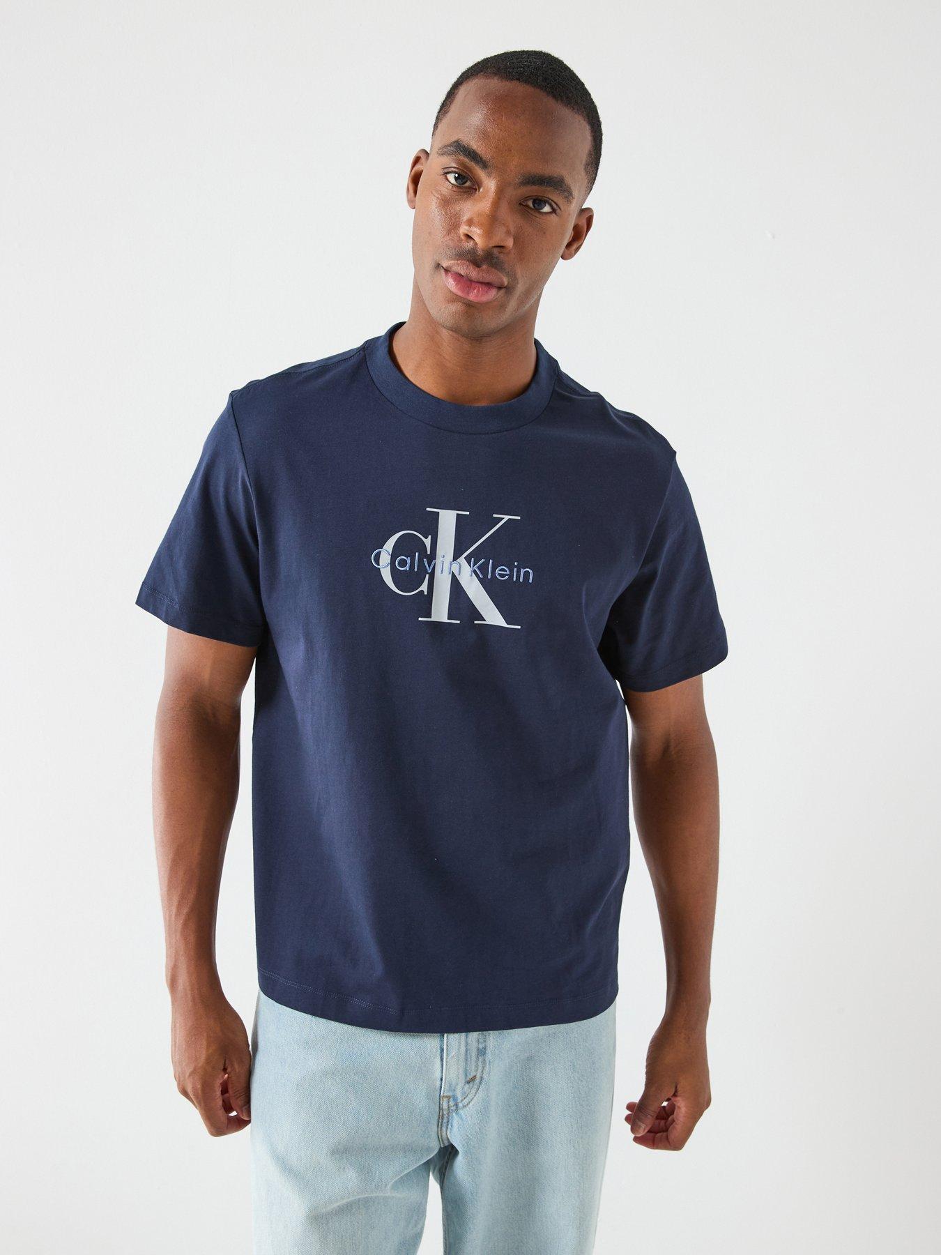 Calvin Klein Jeans Monologo T-Shirt - Brown