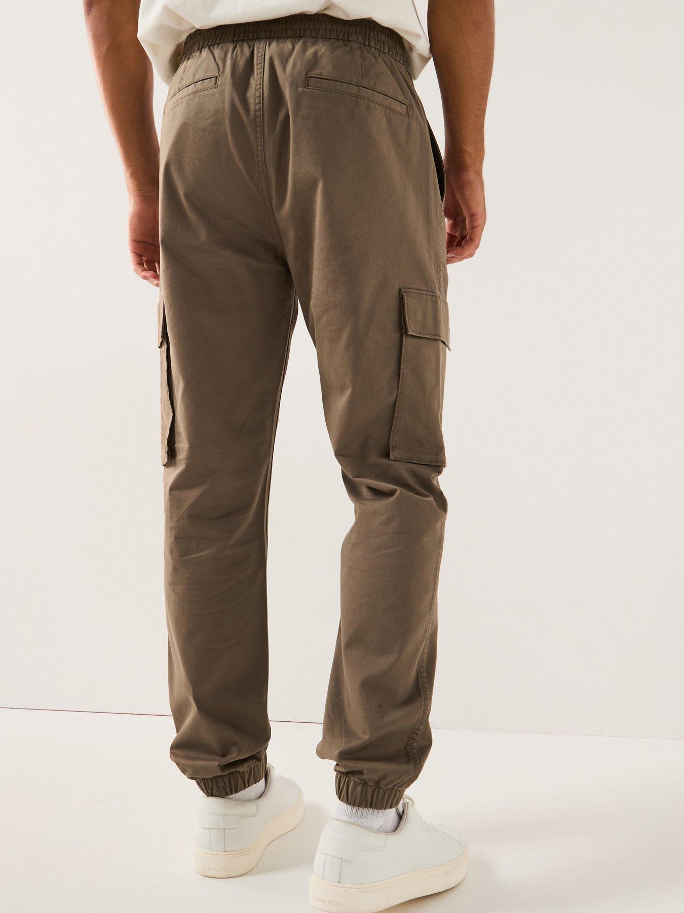 Image 2 of 6 of Calvin Klein Jeans Calvin Klein Jeans Skinny Elastic Twill Cargo Pants - Green
