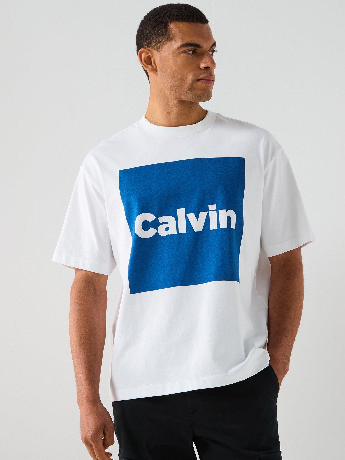 Calvin Klein Jeans Box Graphic T-Shirts - White