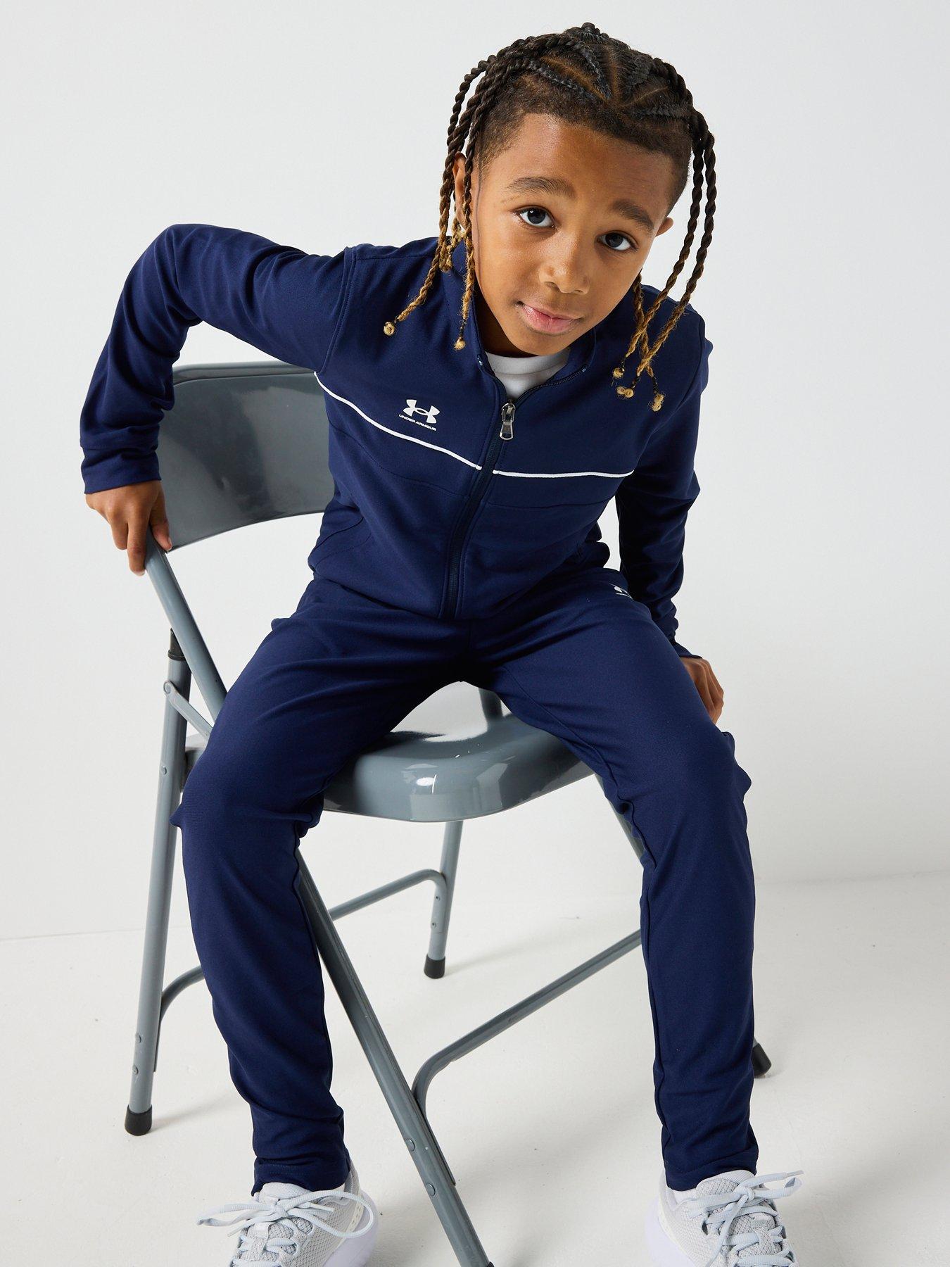 UNDER ARMOUR Junior Boys Challenger Tracksuit - Navy