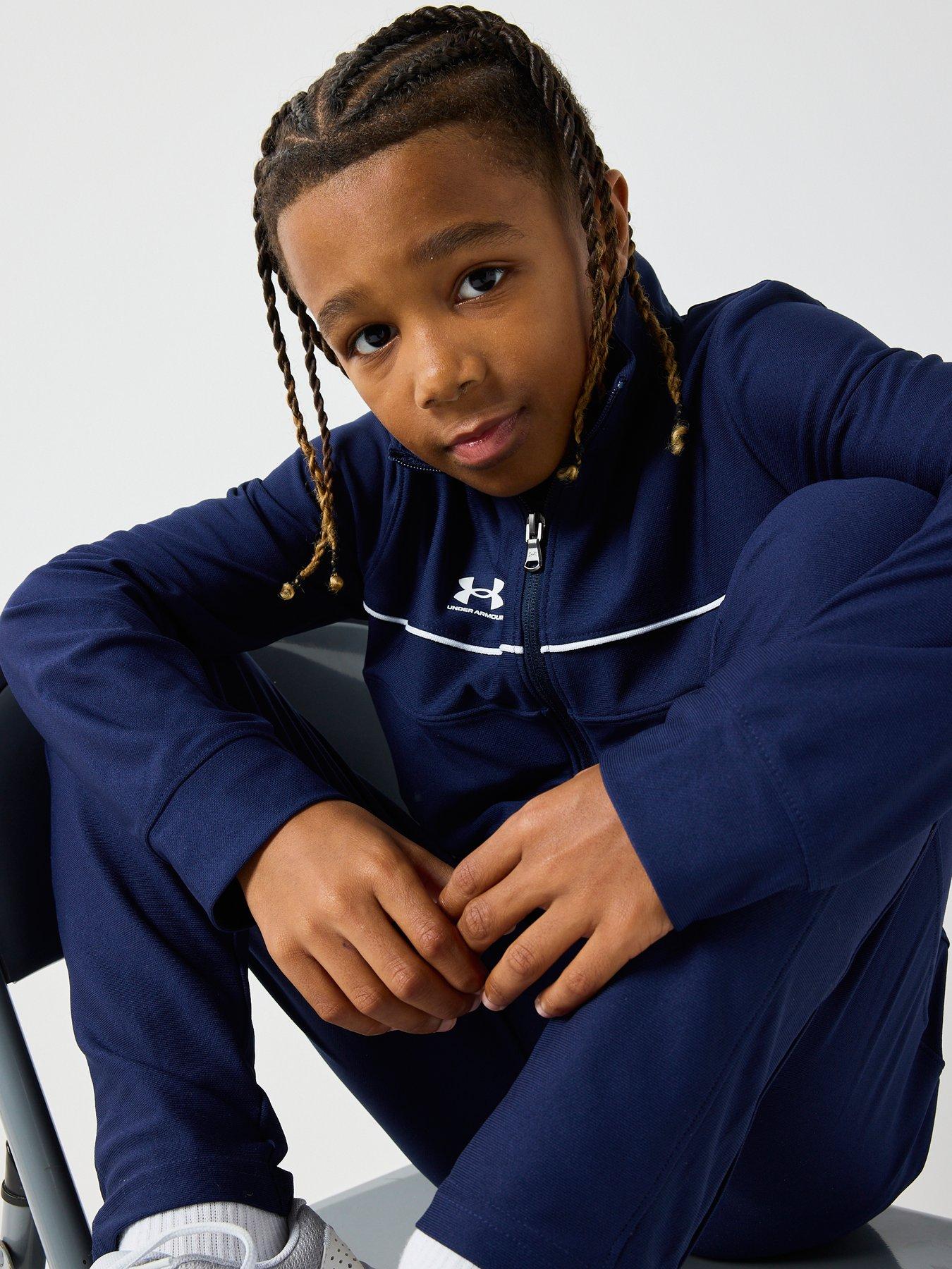 Image 4 of 6 of UNDER ARMOUR Junior Boys Challenger Tracksuit - Navy