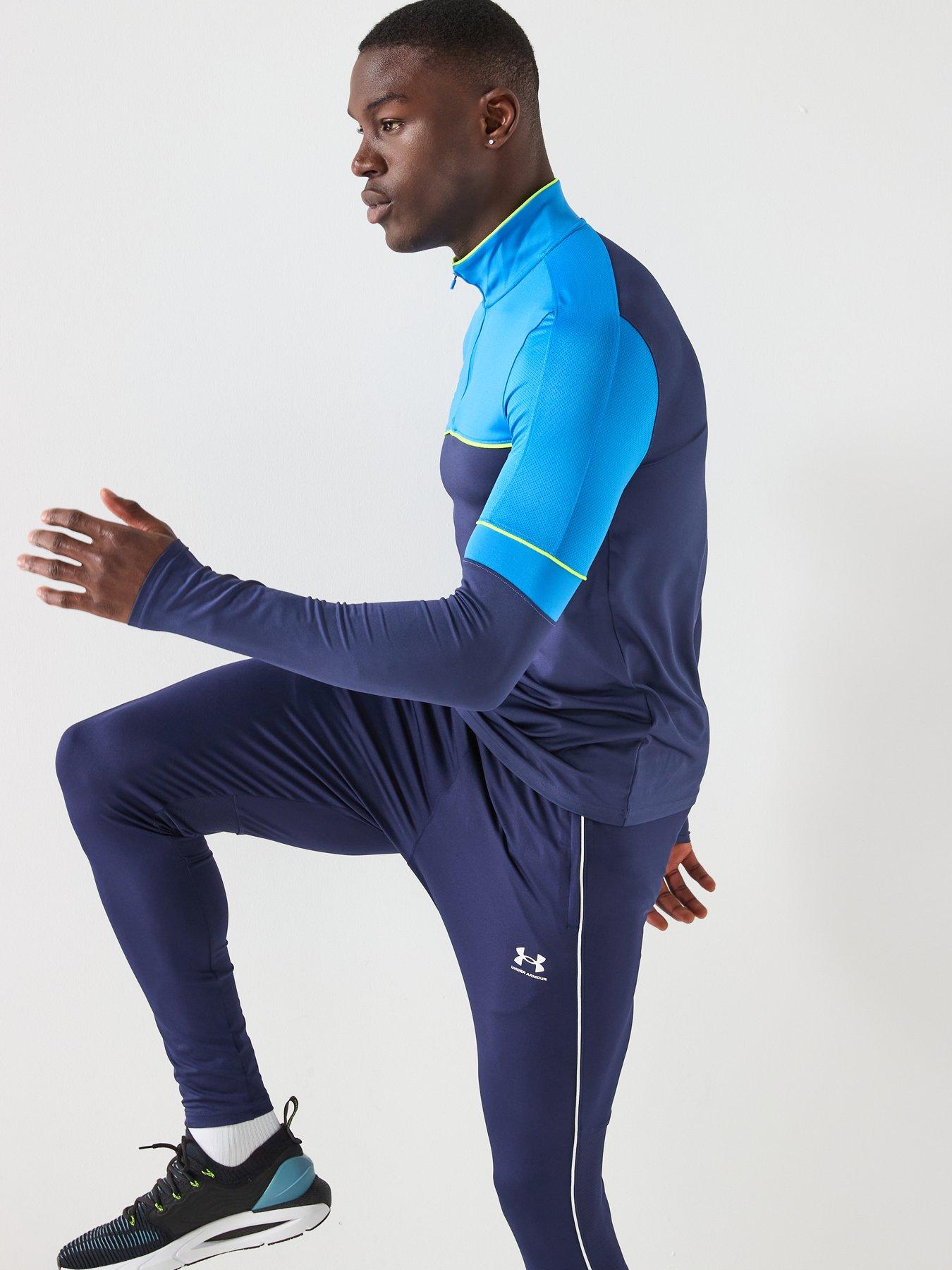  image of under-armour-mens-challenger-training-14-zip-top-navy