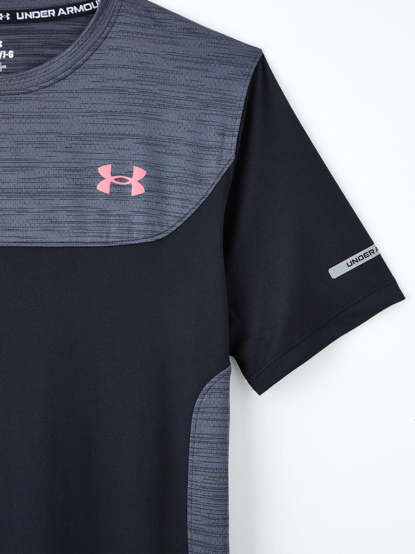  image of under-armour-junior-boys-training-tech-utility-t-shirt-black