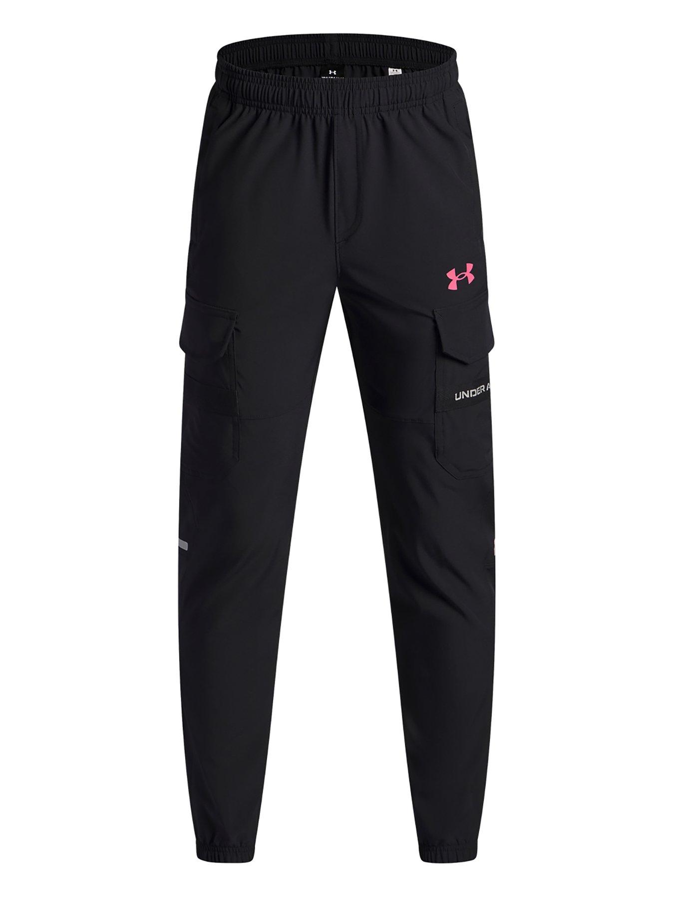 undefined Junior Boys Training Tech Utility Woven Pants - Black