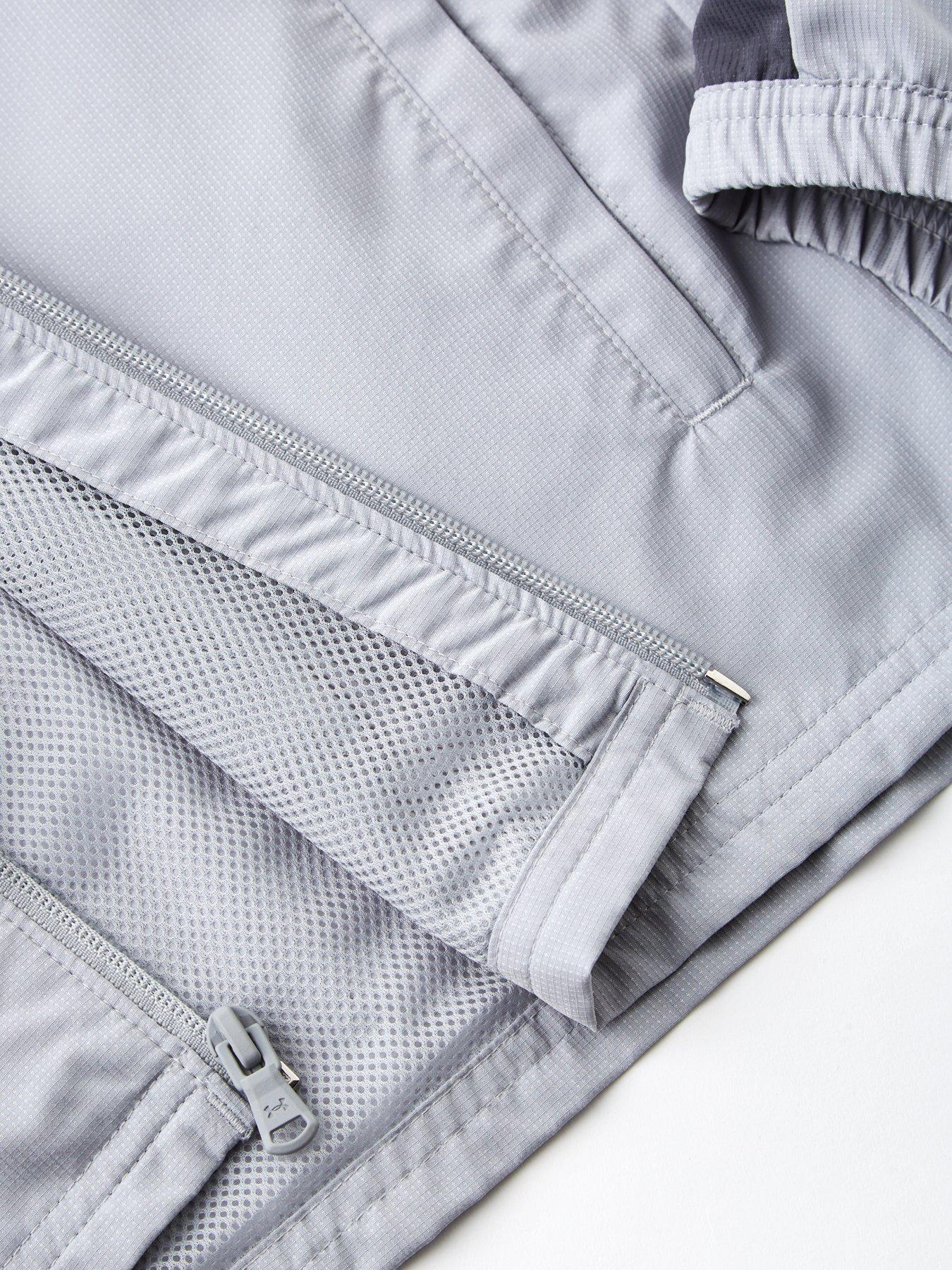  image of under-armour-junior-boys-training-rival-woven-jacket-grey