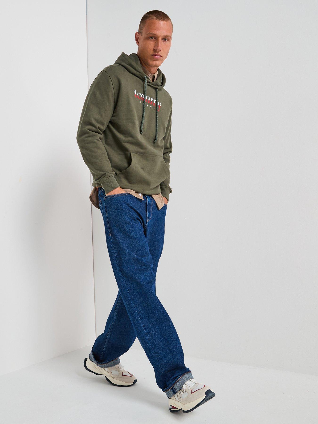 Image 3 of 6 of Tommy Jeans Jaimie Relaxed Straight Fit Jeans - Dark Blue