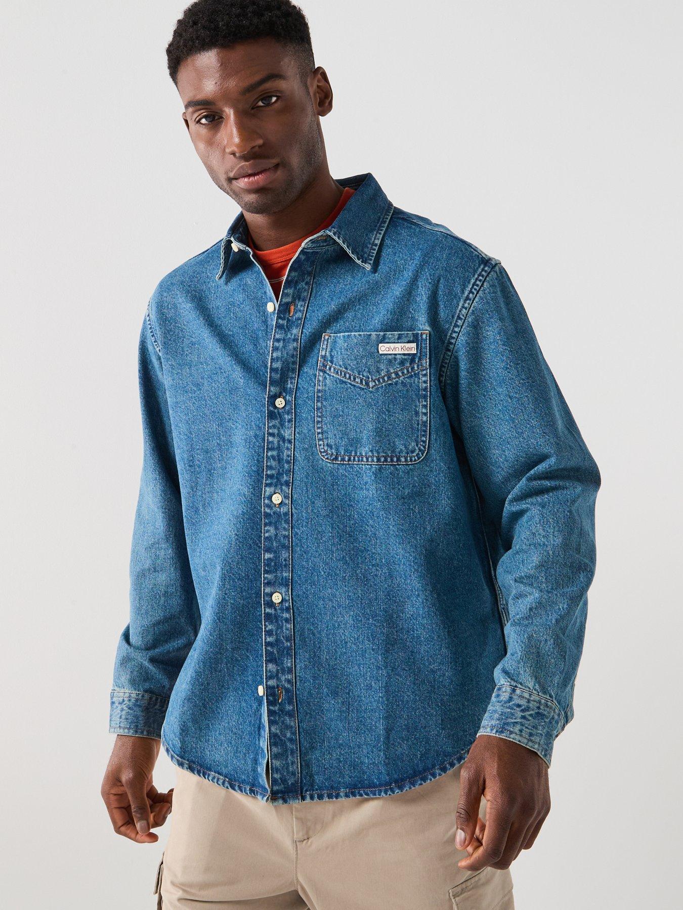 Calvin Klein Jeans Classic Harbour Denim Shirt - Blue
