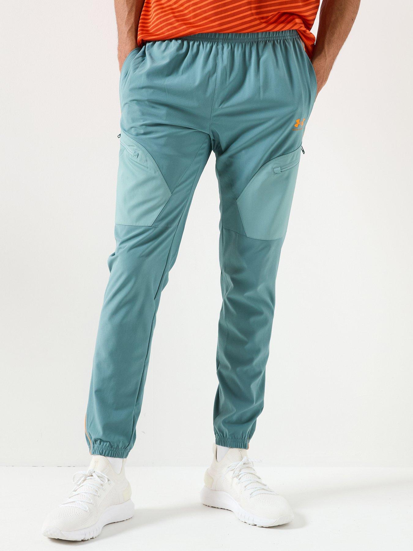 UNDER ARMOUR Mens Challenger Warm-up Pants - Green