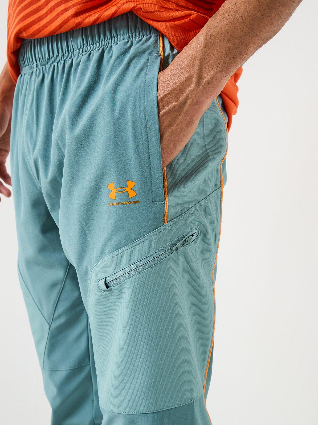 image of under-armour-mens-challenger-warm-up-pants-green
