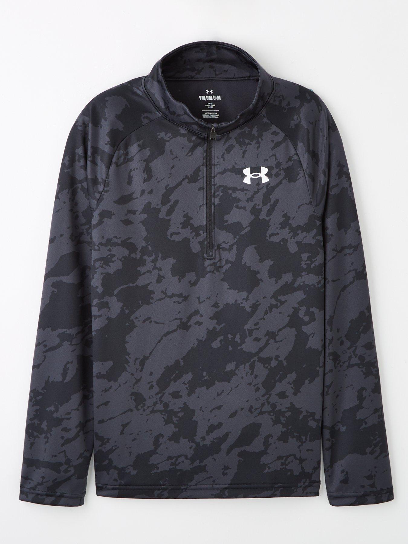Image 1 of 5 of UNDER ARMOUR Junior Boys Training Tech 20 1/2 Zip Top - Black