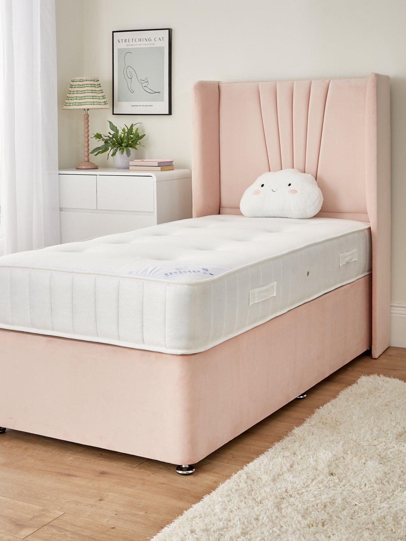 undefined Sweet Dreams Kids Divan With Winged Headboard