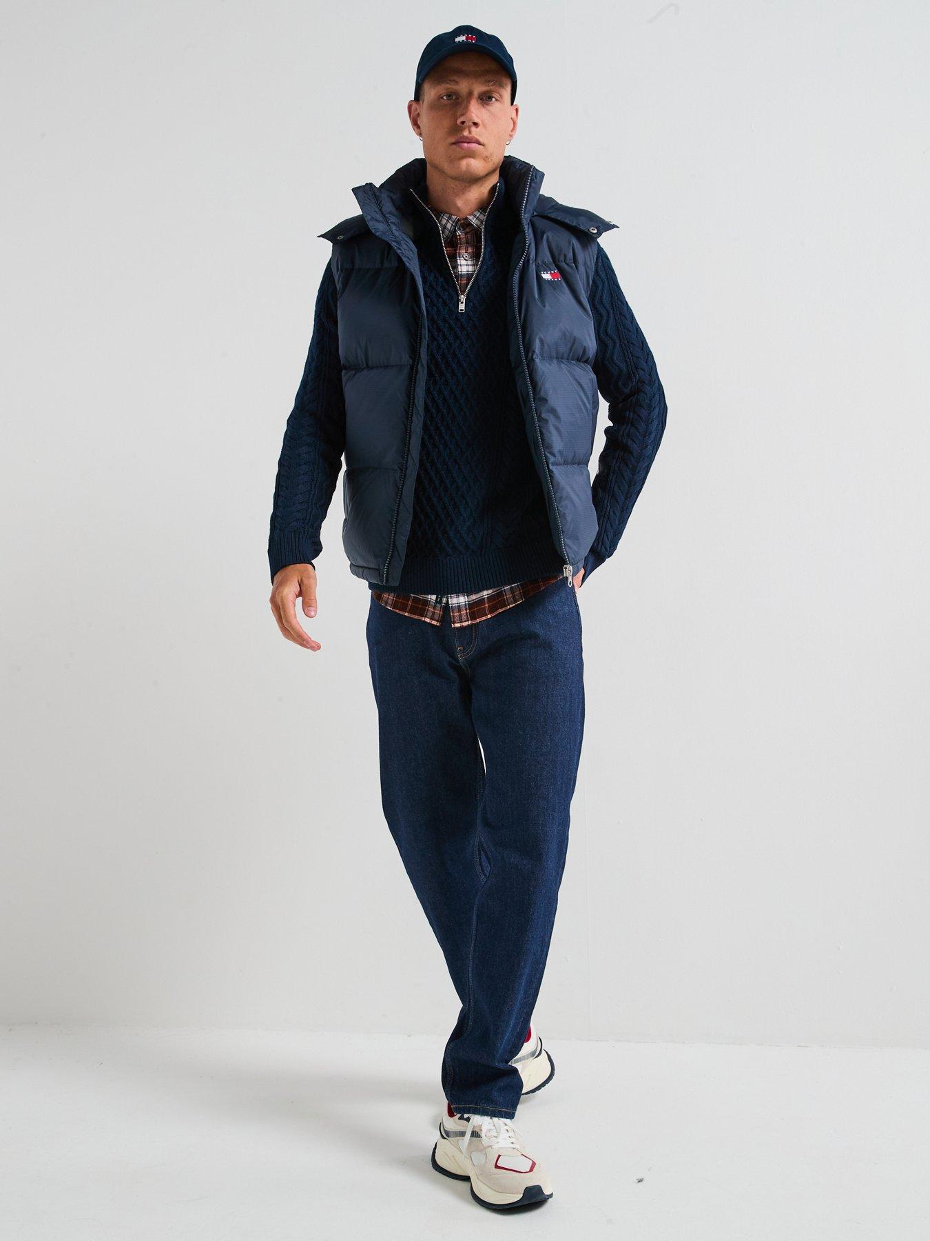 Image 3 of 6 of Tommy Jeans Alaska Ripstop Down Gilet - Navy
