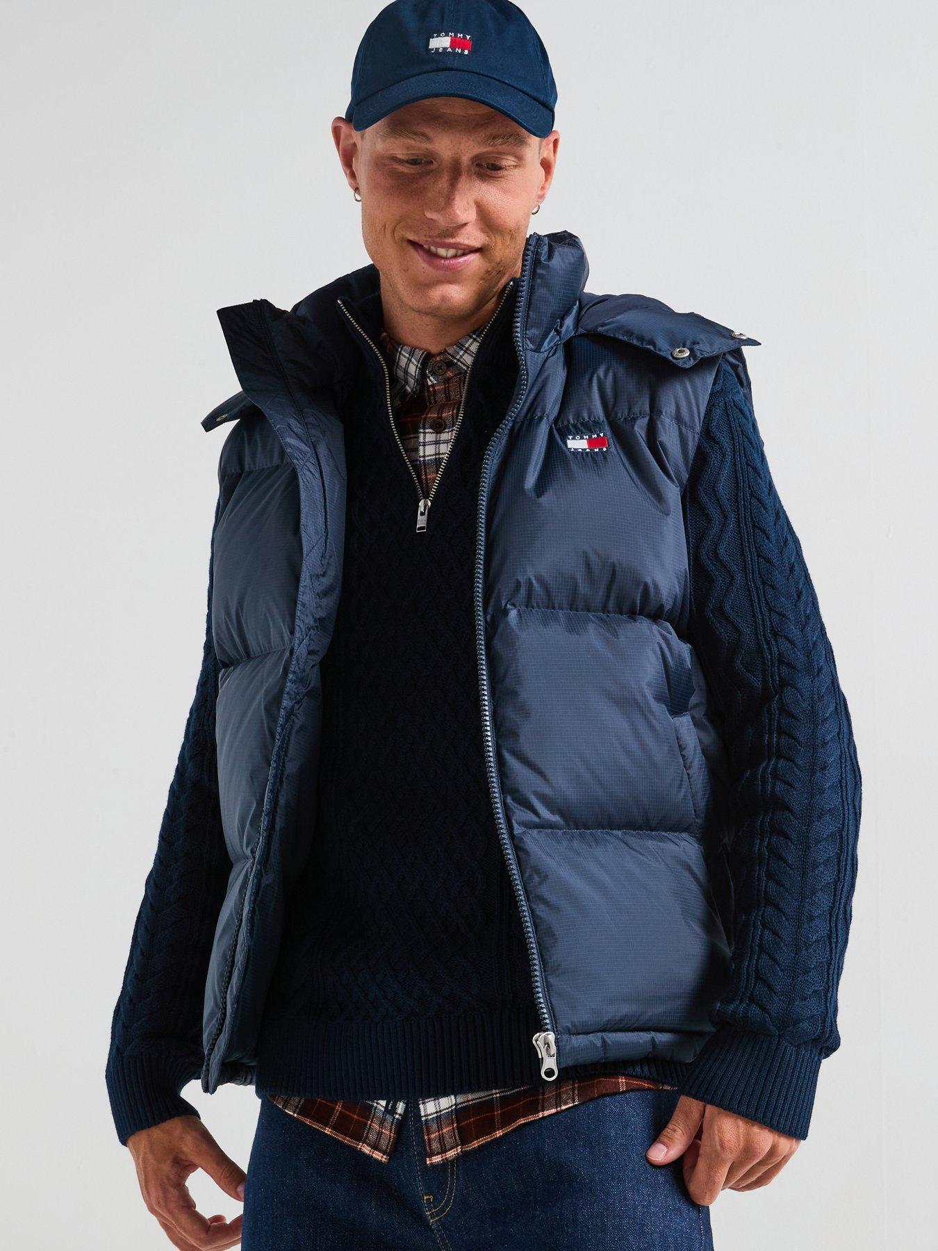 Image 4 of 6 of Tommy Jeans Alaska Ripstop Down Gilet - Navy