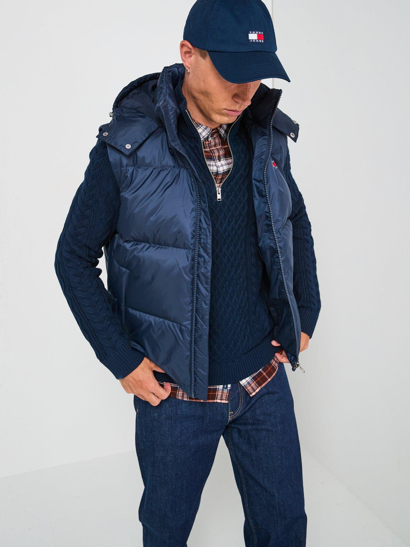 Image 6 of 6 of Tommy Jeans Alaska Ripstop Down Gilet - Navy