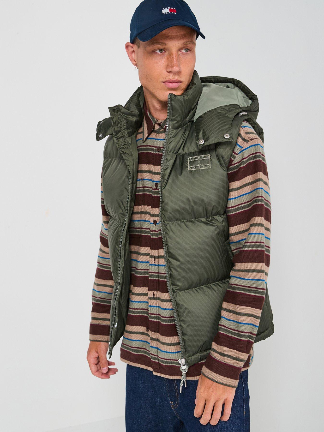 Tommy Jeans Alaska  Ripstop Down Gilet - Green