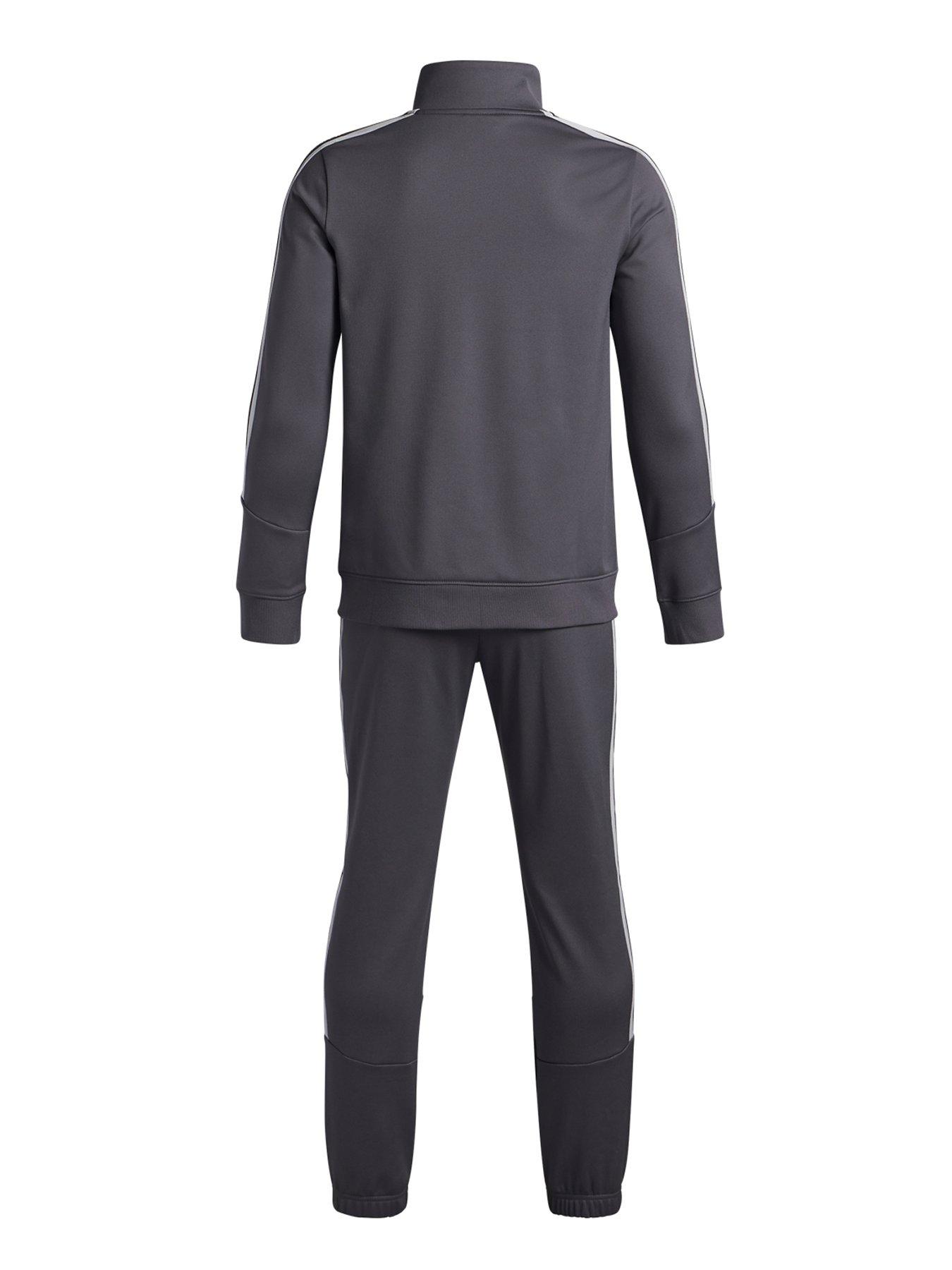 Image 2 of 3 of UNDER ARMOUR Junior Boys Training UA Icon Knit Tracksuit - Grey