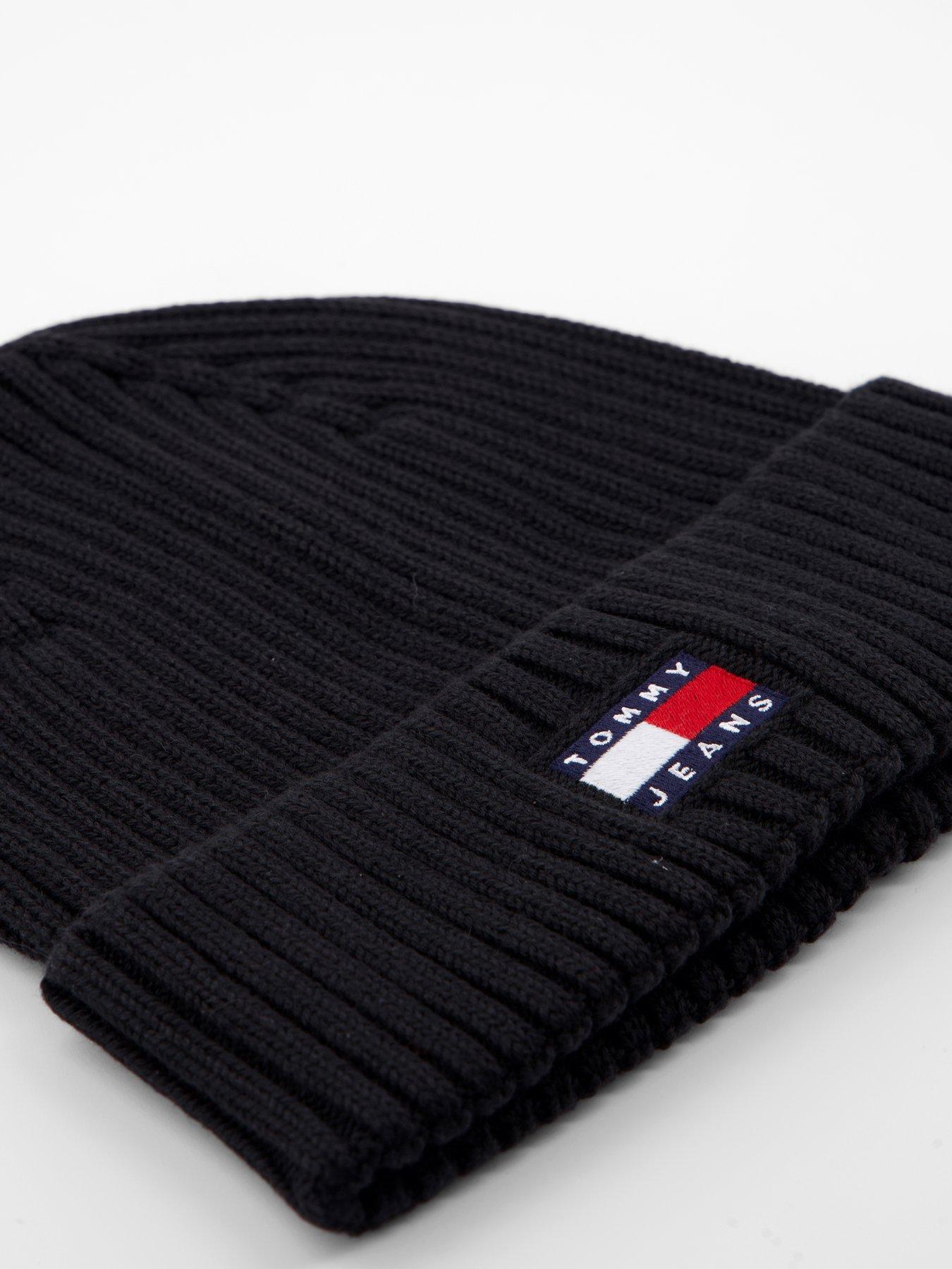 Image 4 of 4 of Tommy Jeans Tjm Heritage Core Beanie Hat - Black