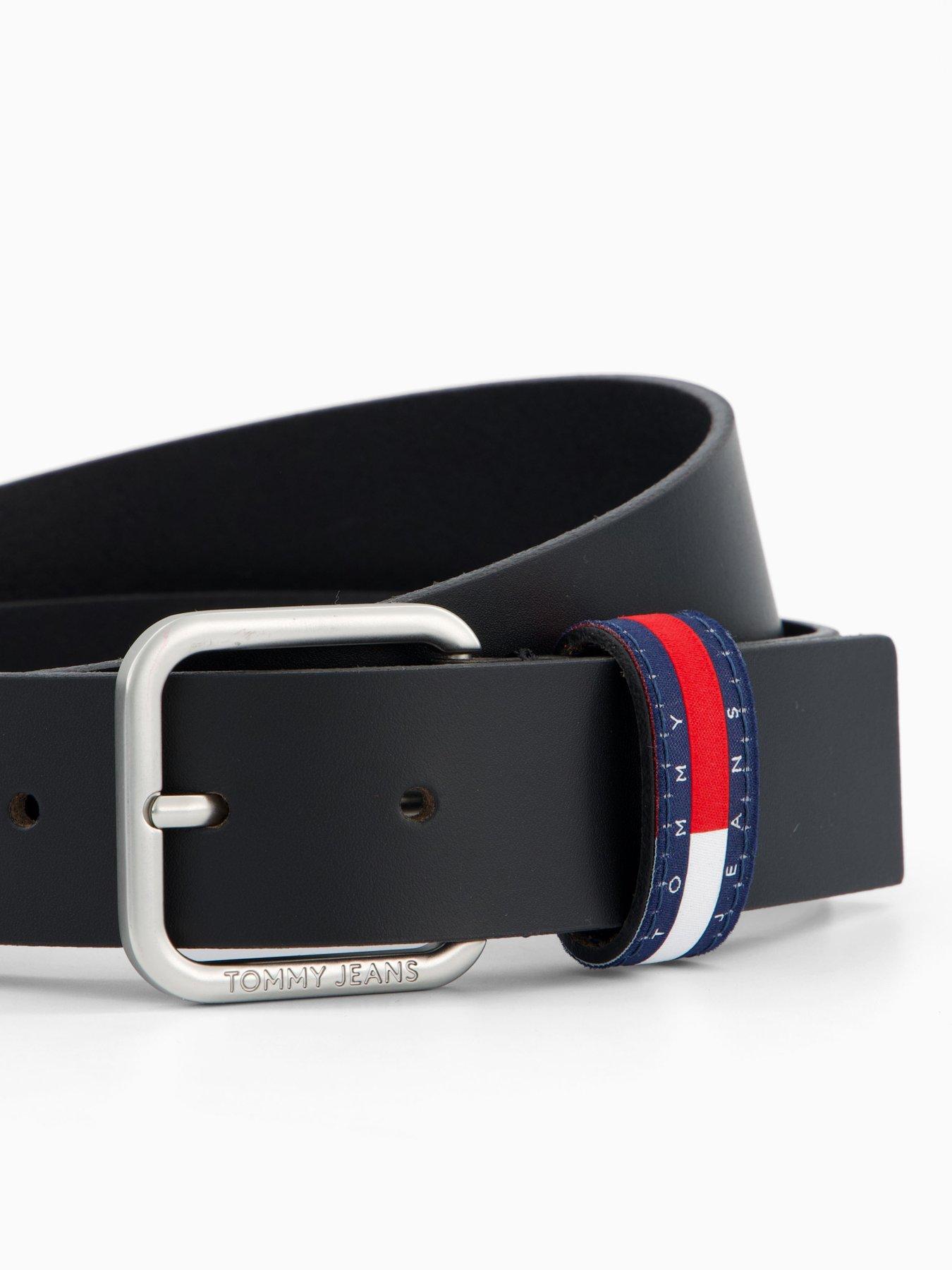 Image 2 of 4 of Tommy Jeans Tjm Ryan 3.5 Leather Belt - Black
