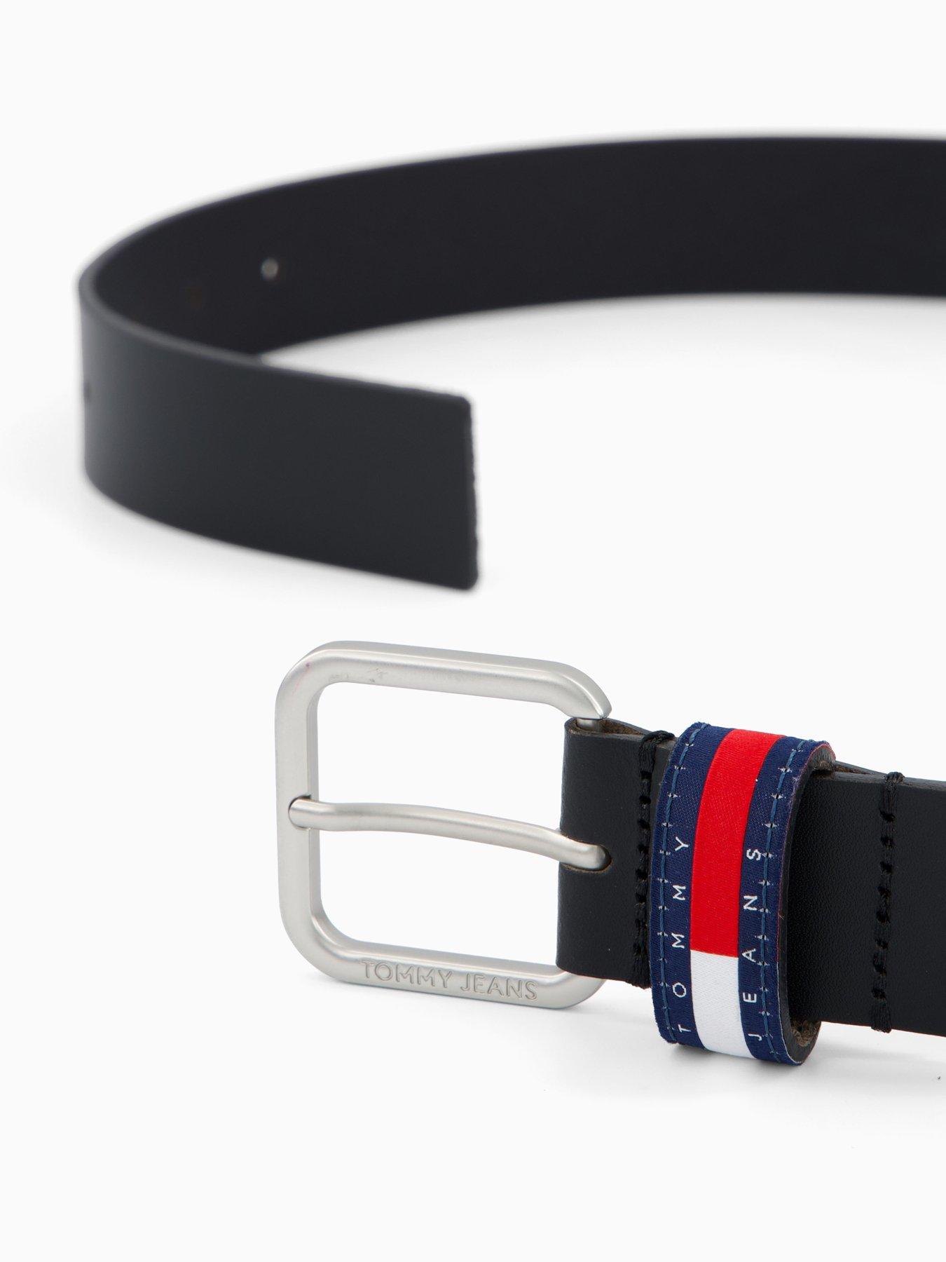 Image 3 of 4 of Tommy Jeans Tjm Ryan 3.5 Leather Belt - Black