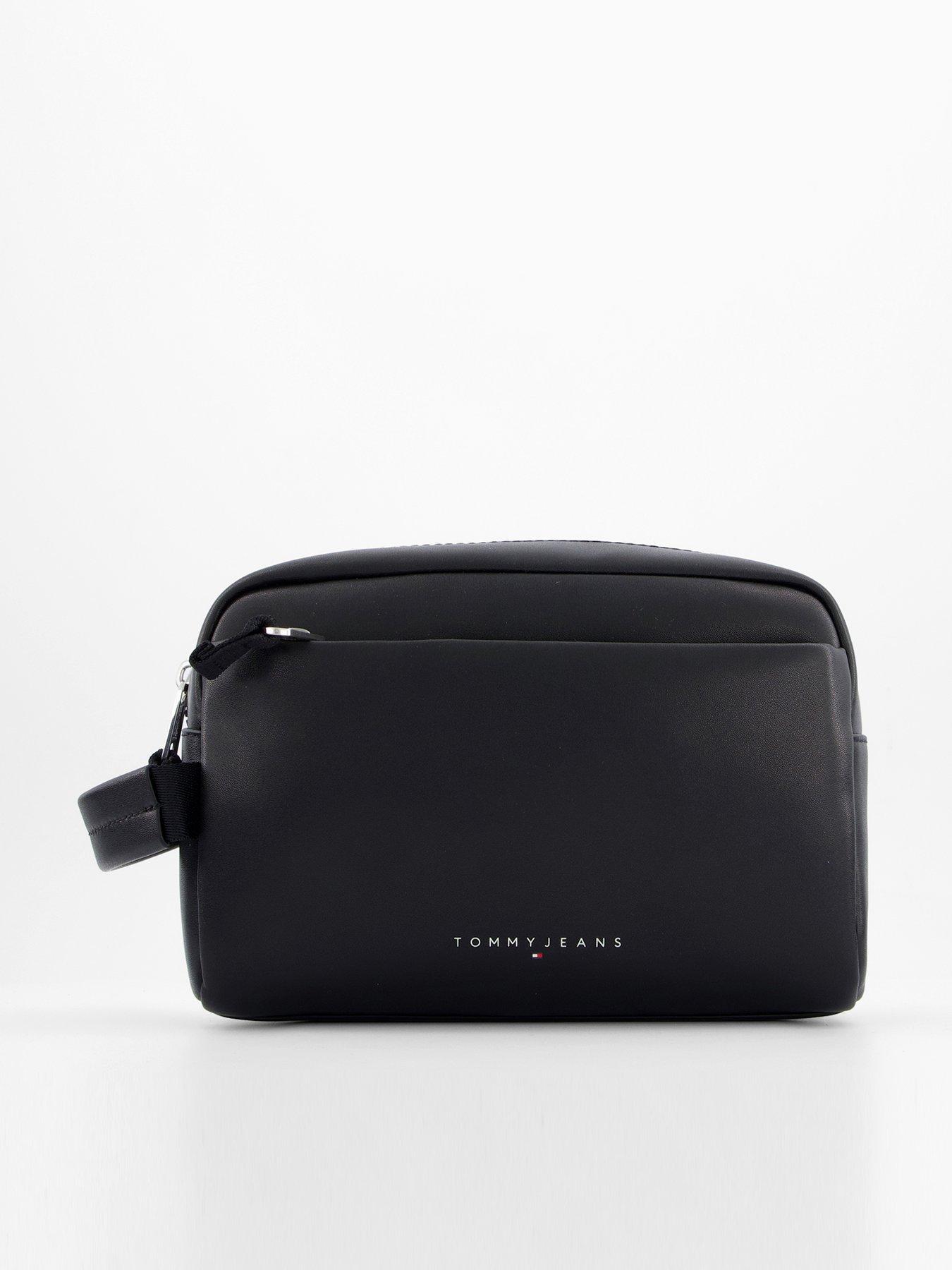 undefined Tjm Linear Leather Washbag - Black