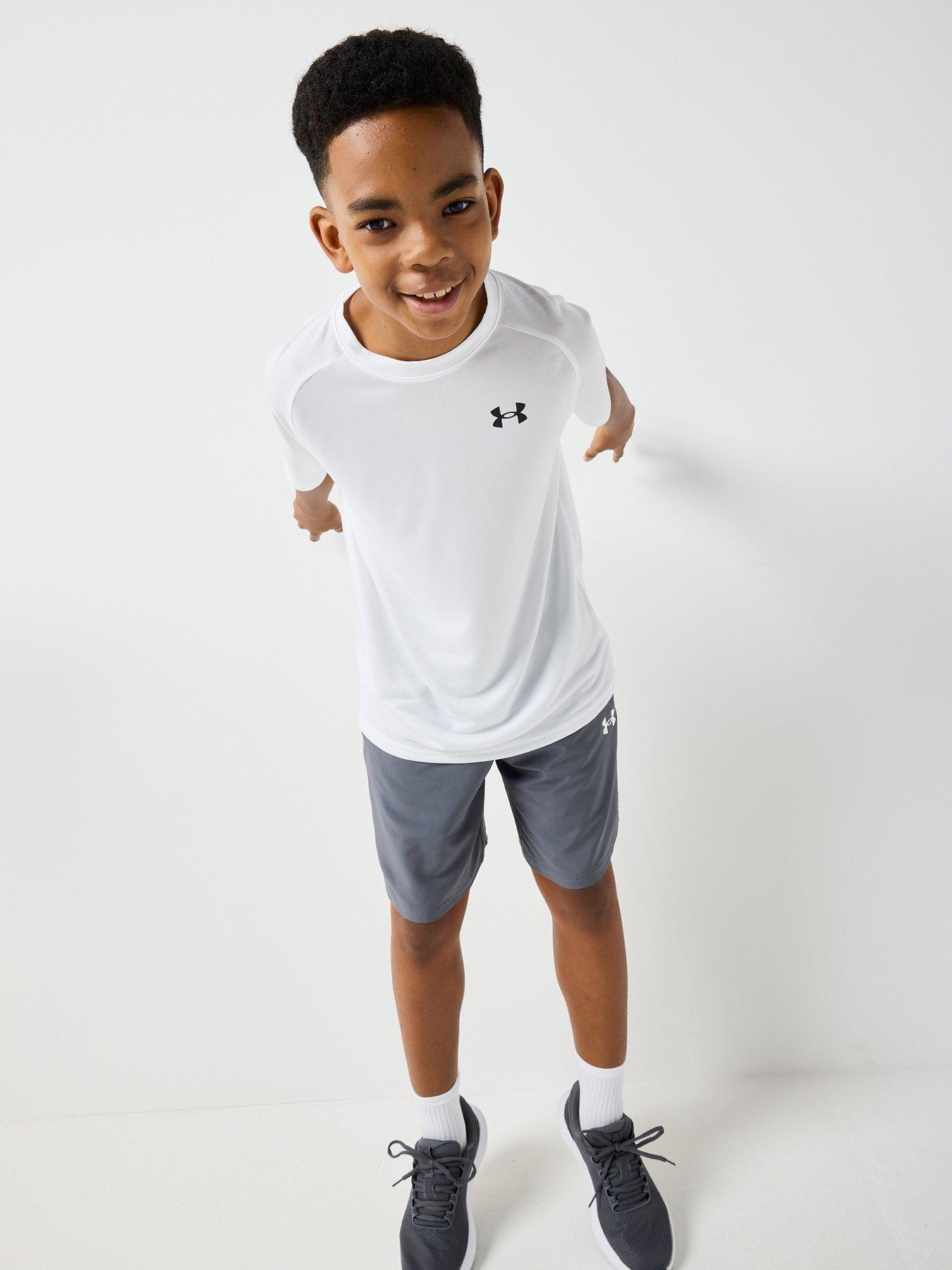 Image 3 of 6 of UNDER ARMOUR Junior Boys Training Tech 20 T-Shirt - White