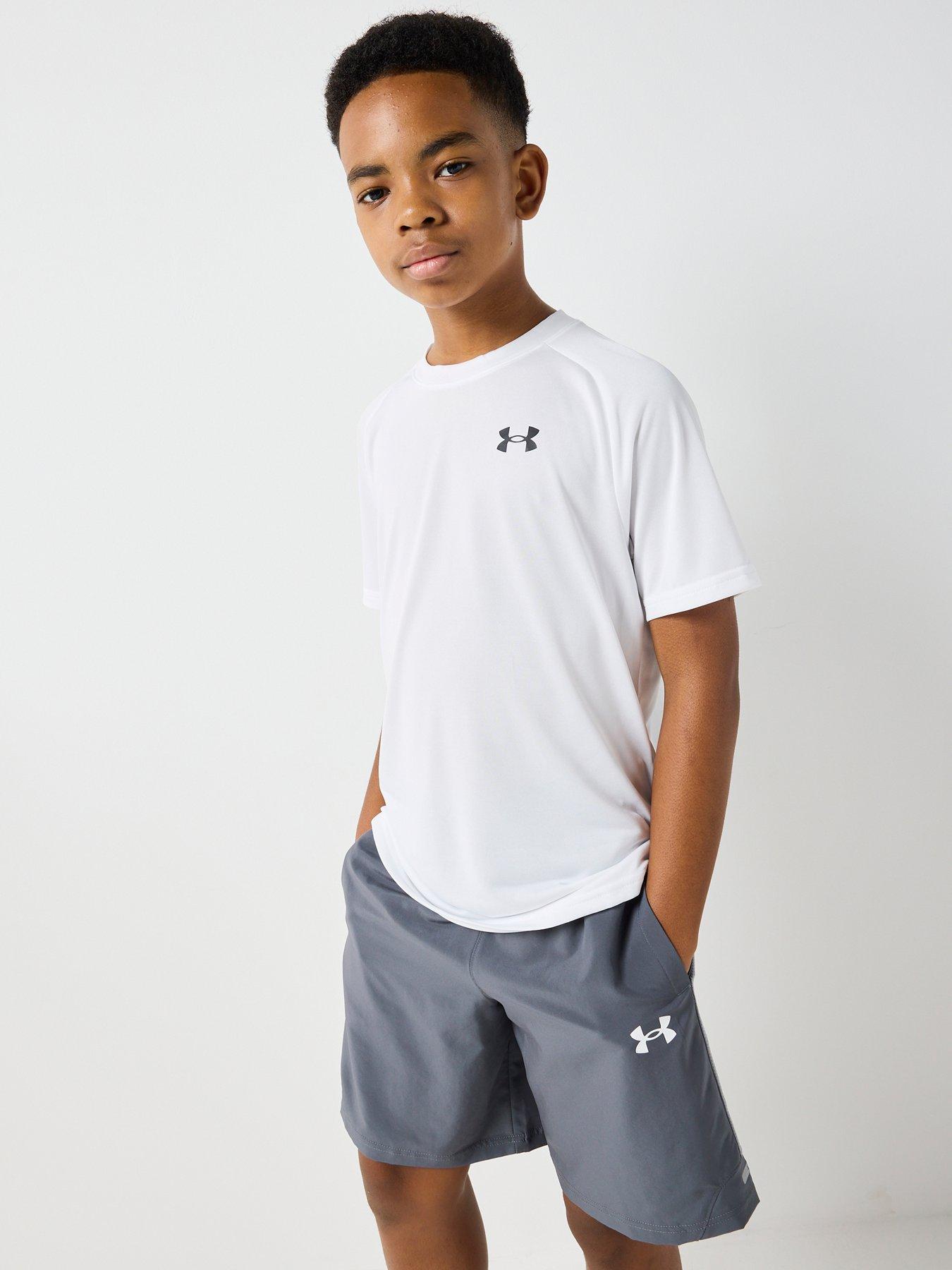 Image 4 of 6 of UNDER ARMOUR Junior Boys Training Tech 20 T-Shirt - White